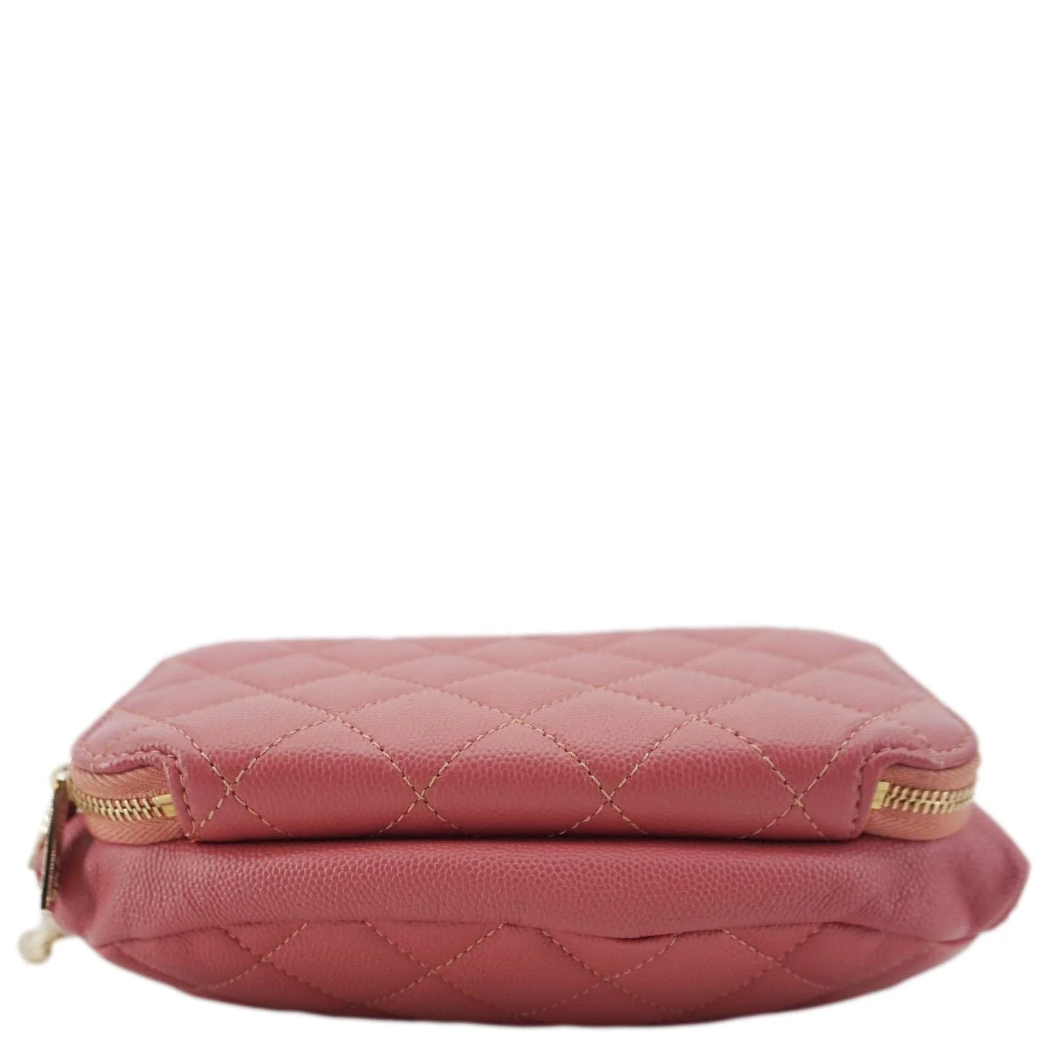 CHANEL Business Affinity Quilted Caviar Leather Belt Bag Pink - Image 11