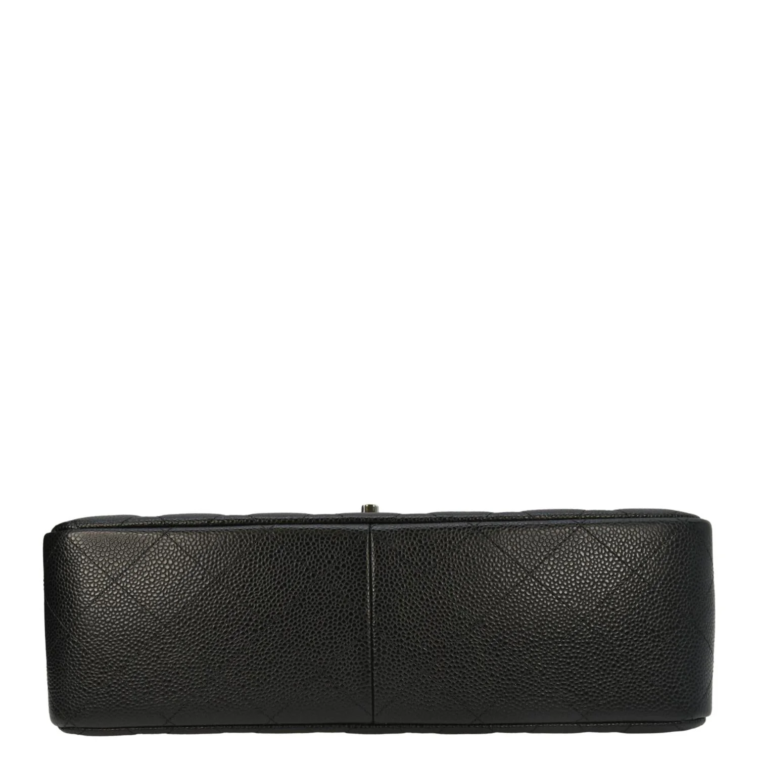 CHANEL Classic Jumbo Double Flap Quilted Caviar Leather Shoulder Bag Black - Image 11