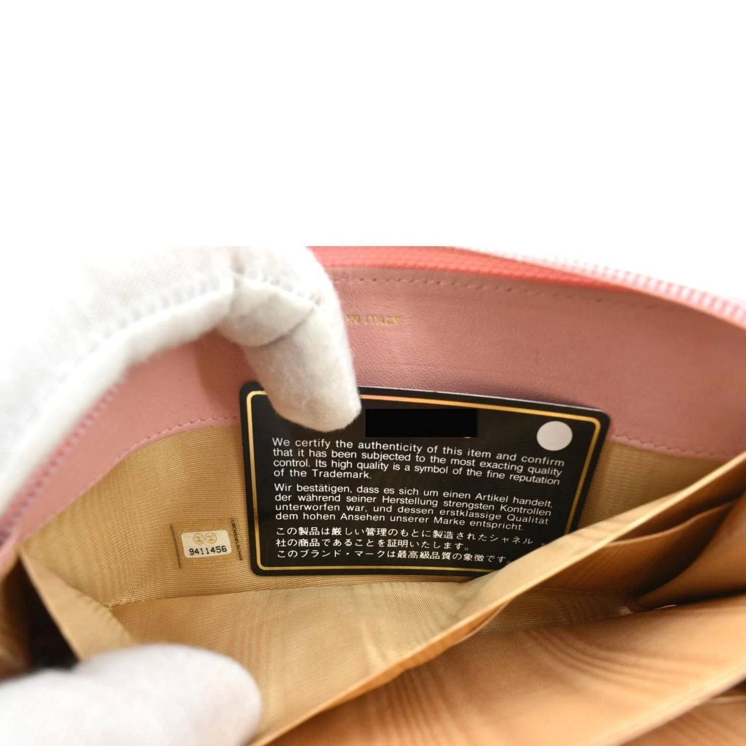 CHANEL CC Timeless Caviar Zip Around Wallet Pink - Image 12