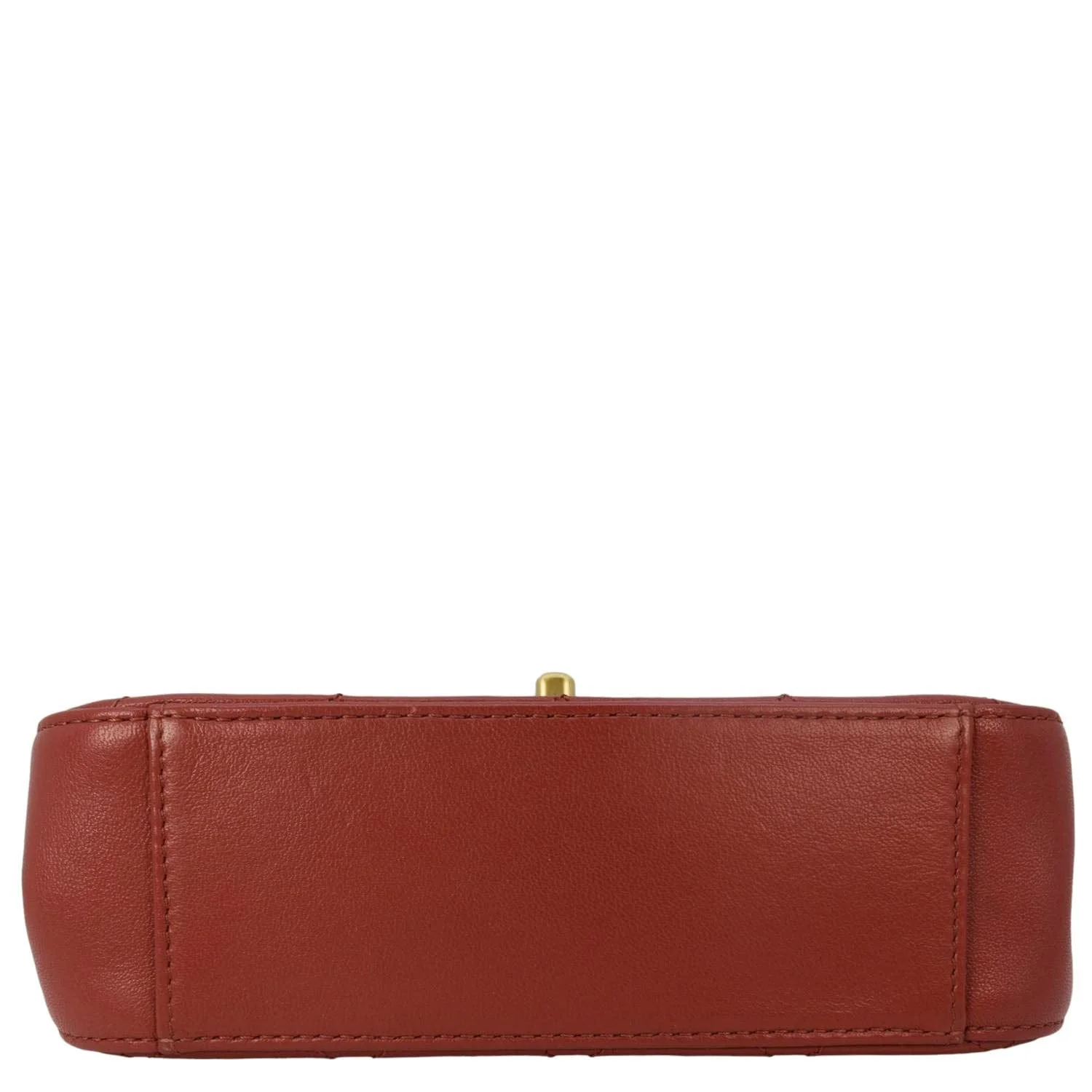 CHANEL Infinity Quilted Leather Top Handle Chain Crossbody Bag Red - Image 9