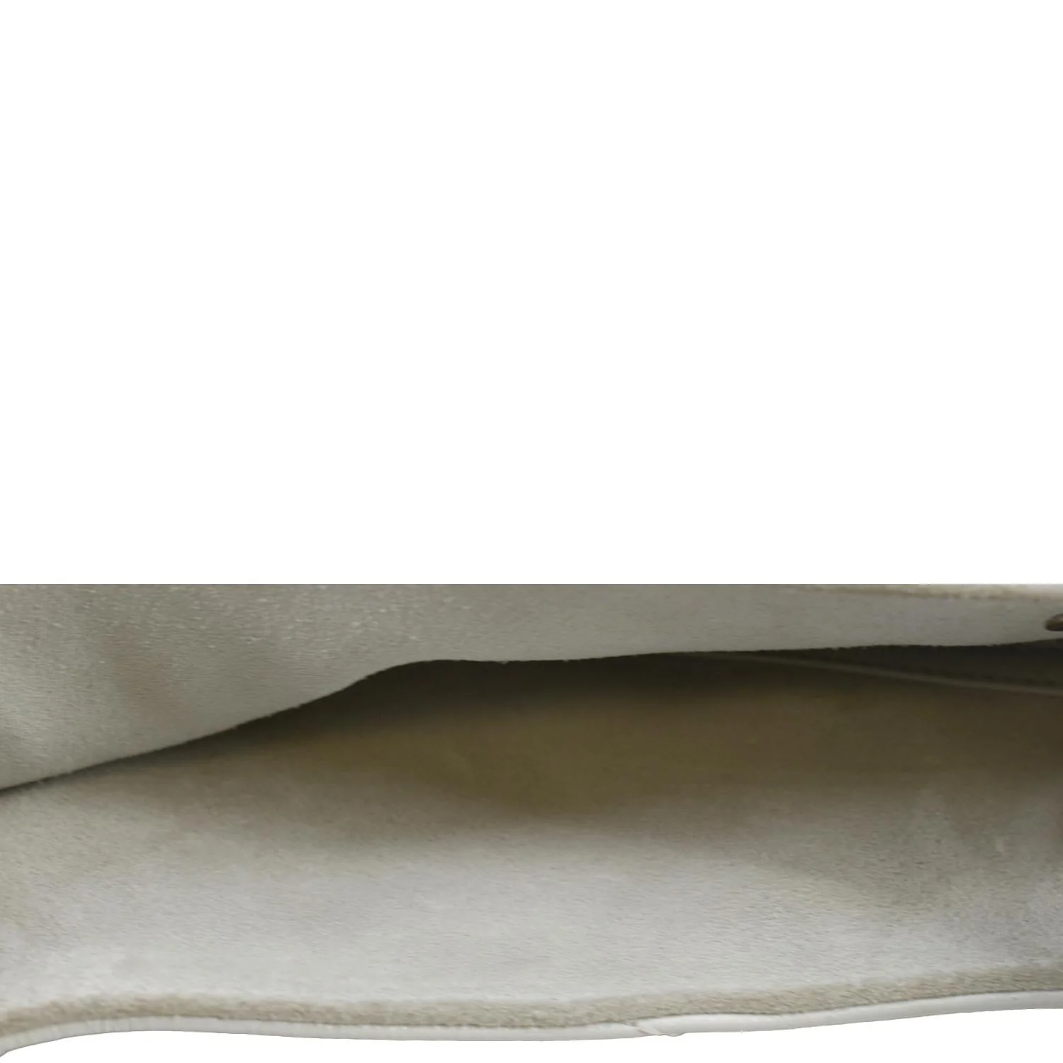 CHANEL Droplet Patent Leather Hobo Bag White - Image 10