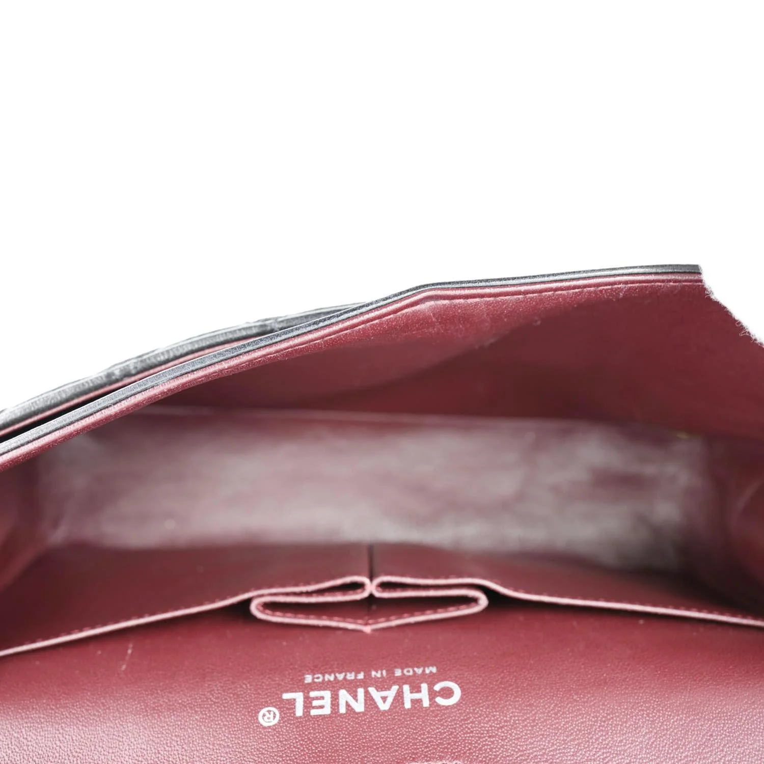 CHANEL Classic Double Flap Leather Shoulder Bag Black 18456520 - Image 10