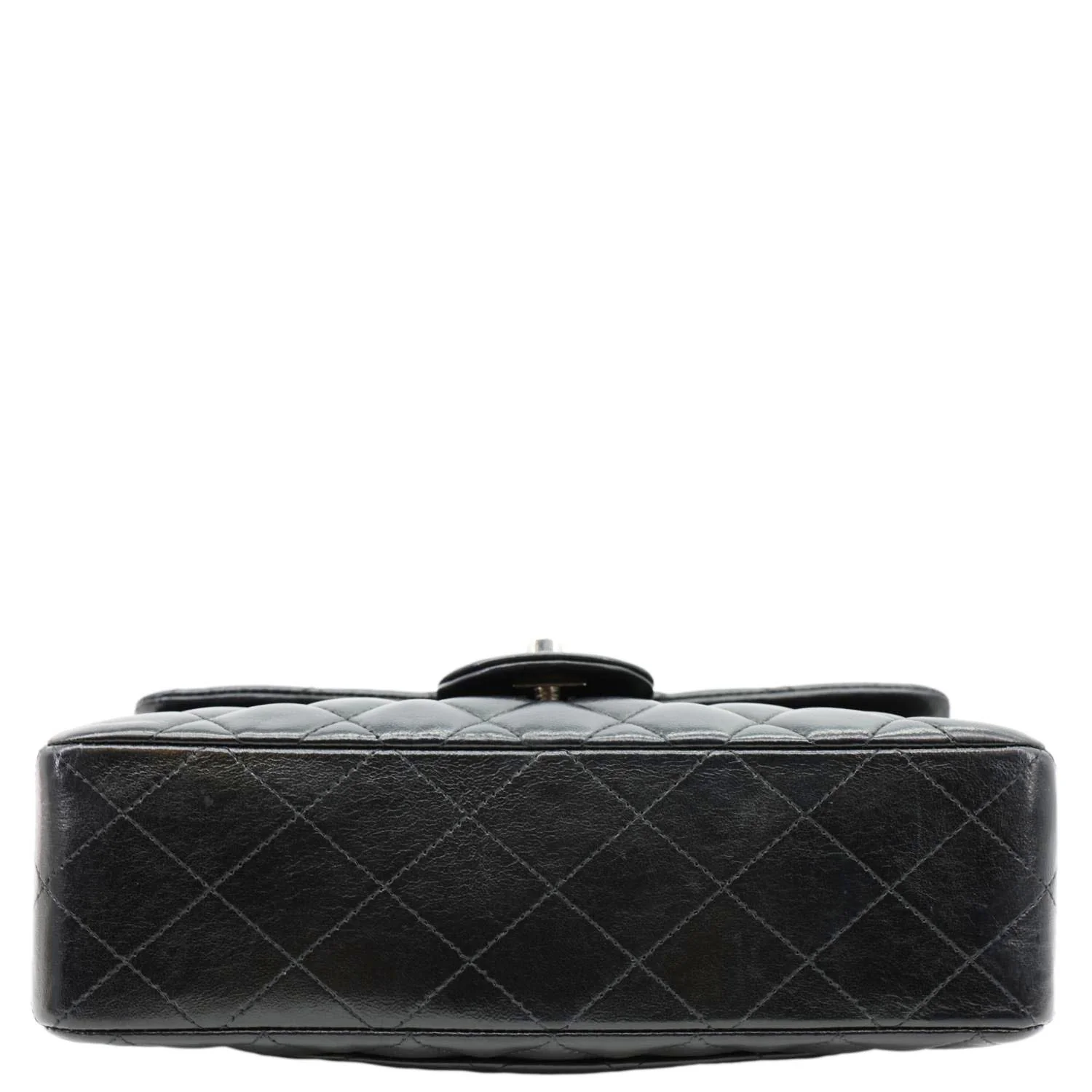 CHANEL Classic Double Flap Leather Shoulder Bag Black 18456520 - Image 9