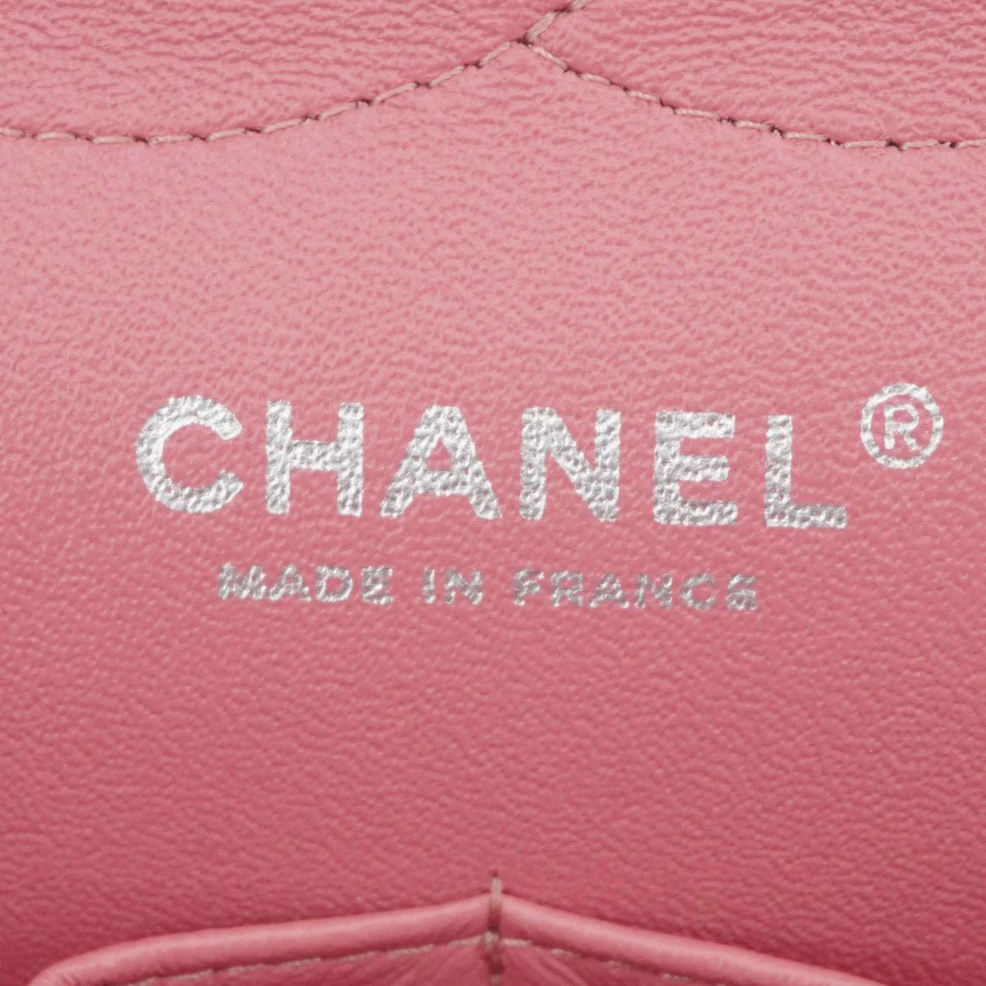 CHANEL Classic Double Flap Jumbo Quilted Leather Crossbody Bag Pink - Image 17