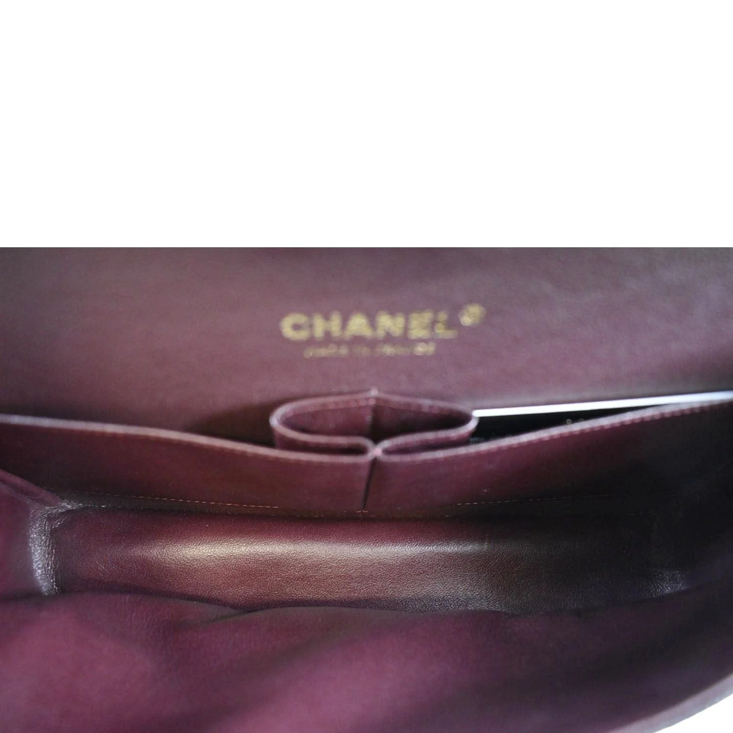 CHANEL Classic Double Flap Caviar Leather Shoulder Bag Black - Image 11