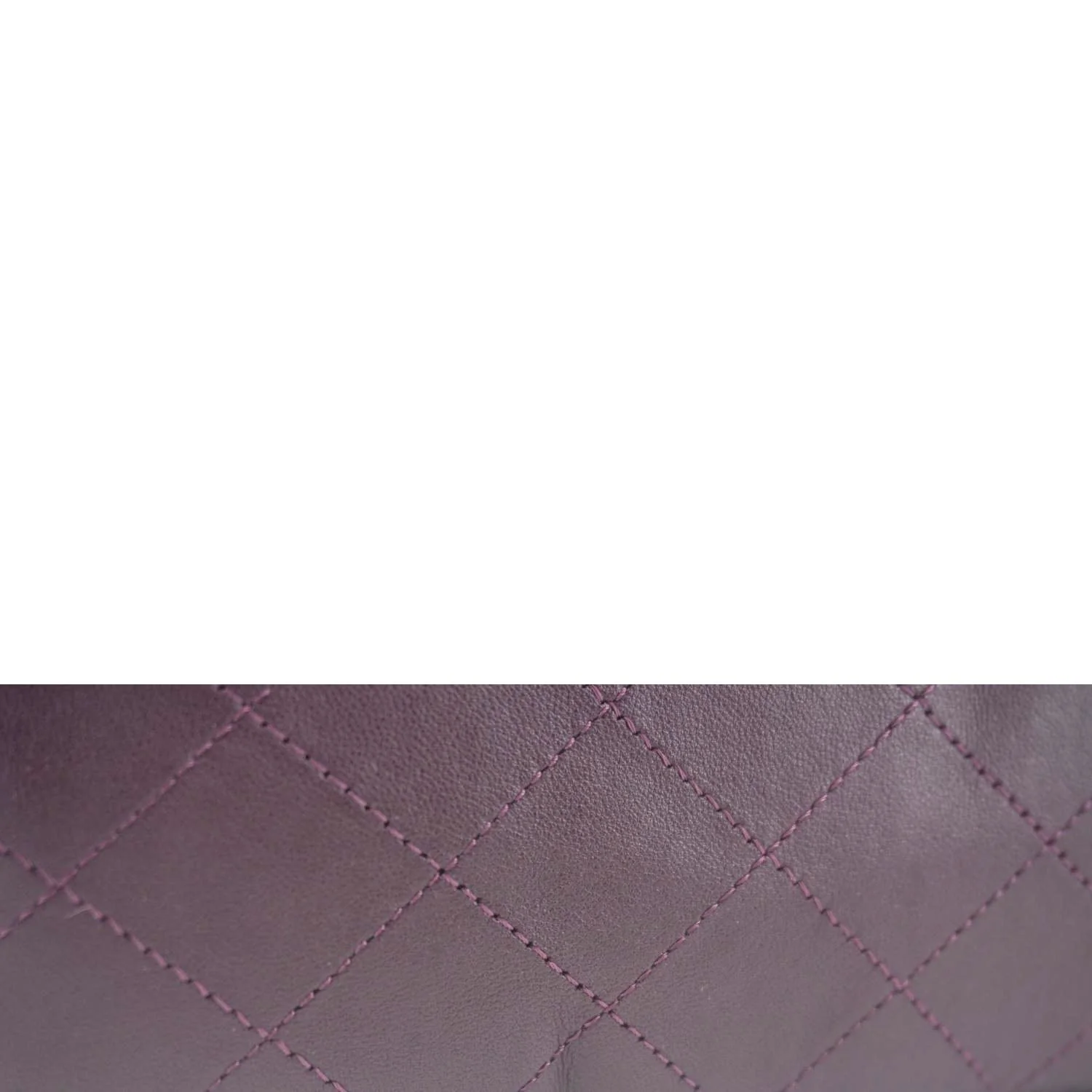 CHANEL Classic Flap Medium Quilted Leather Shoulder Bag Purple - Image 15