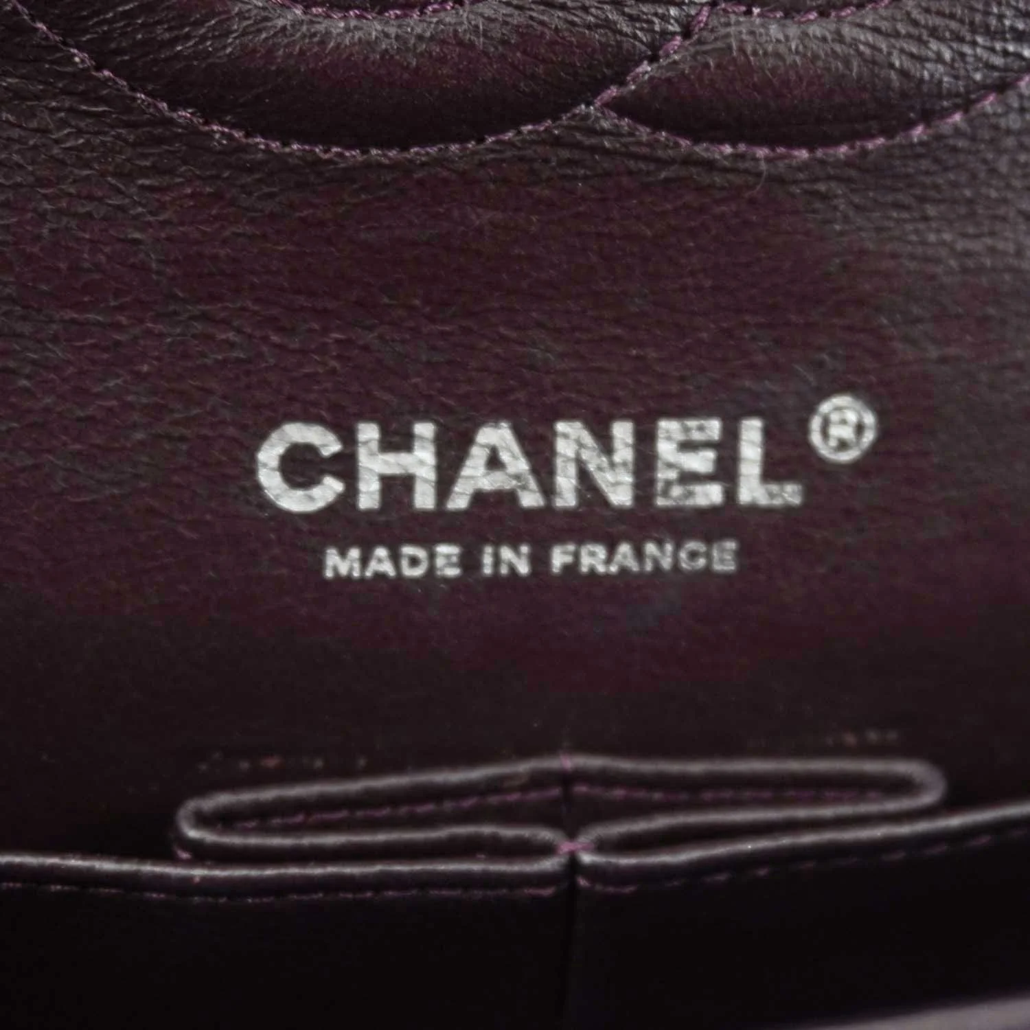 CHANEL Classic Flap Medium Quilted Leather Shoulder Bag Purple - Image 16