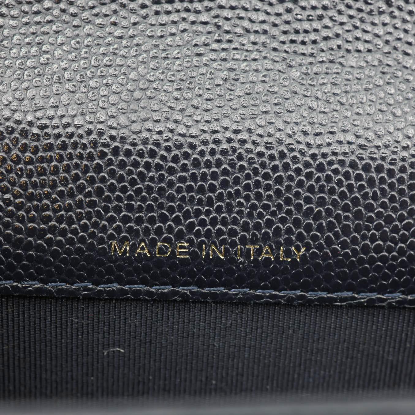 CHANEL Classic Flap Quilted Caviar Leather Card Holder Wallet Navy Blue - Image 14