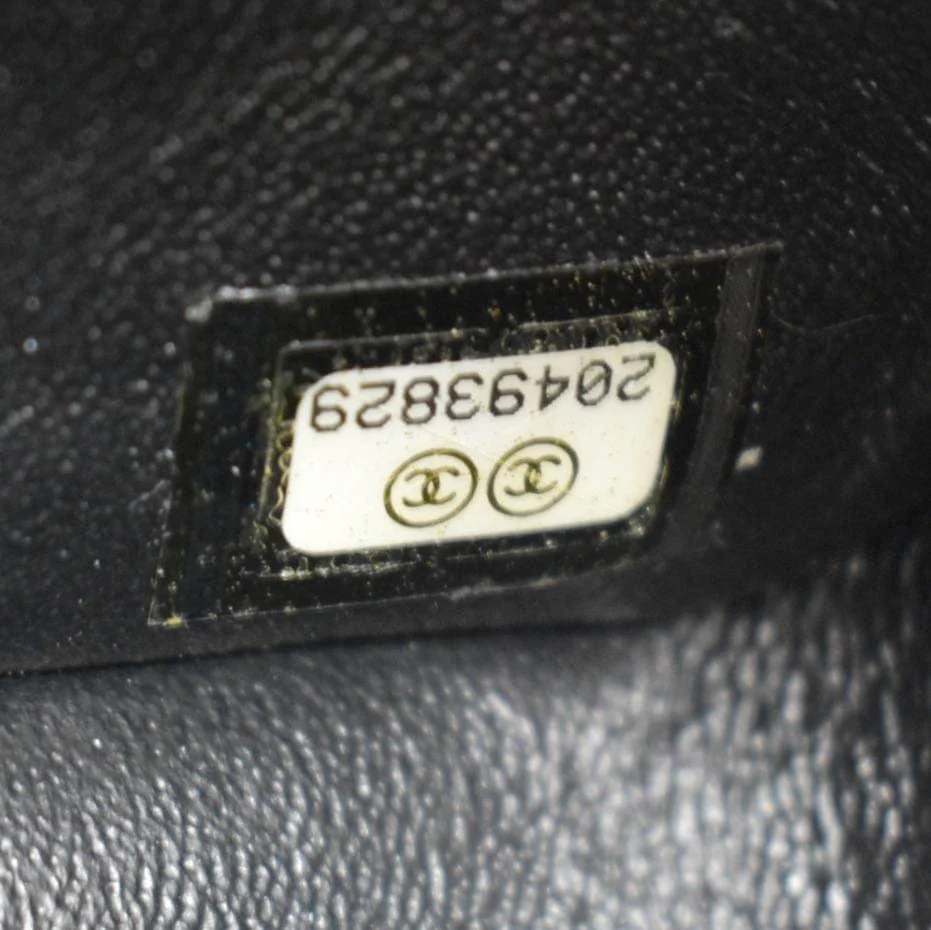 CHANEL Jumbo Flap Quilted Patent Leather Shoulder Bag Black - Image 13