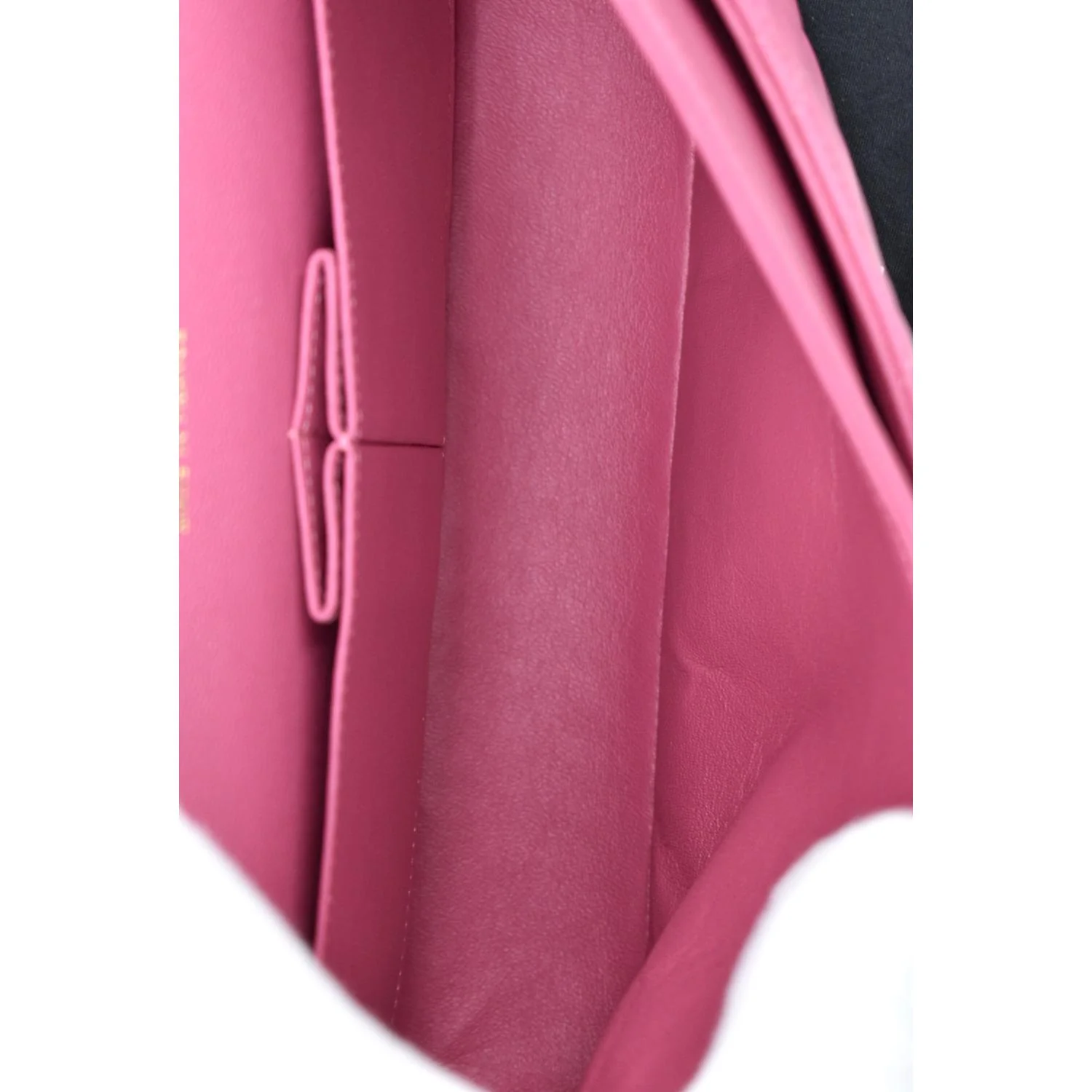 CHANEL Classic Medium Double Flap Quilted Leather Shoulder Bag Pink - Image 13