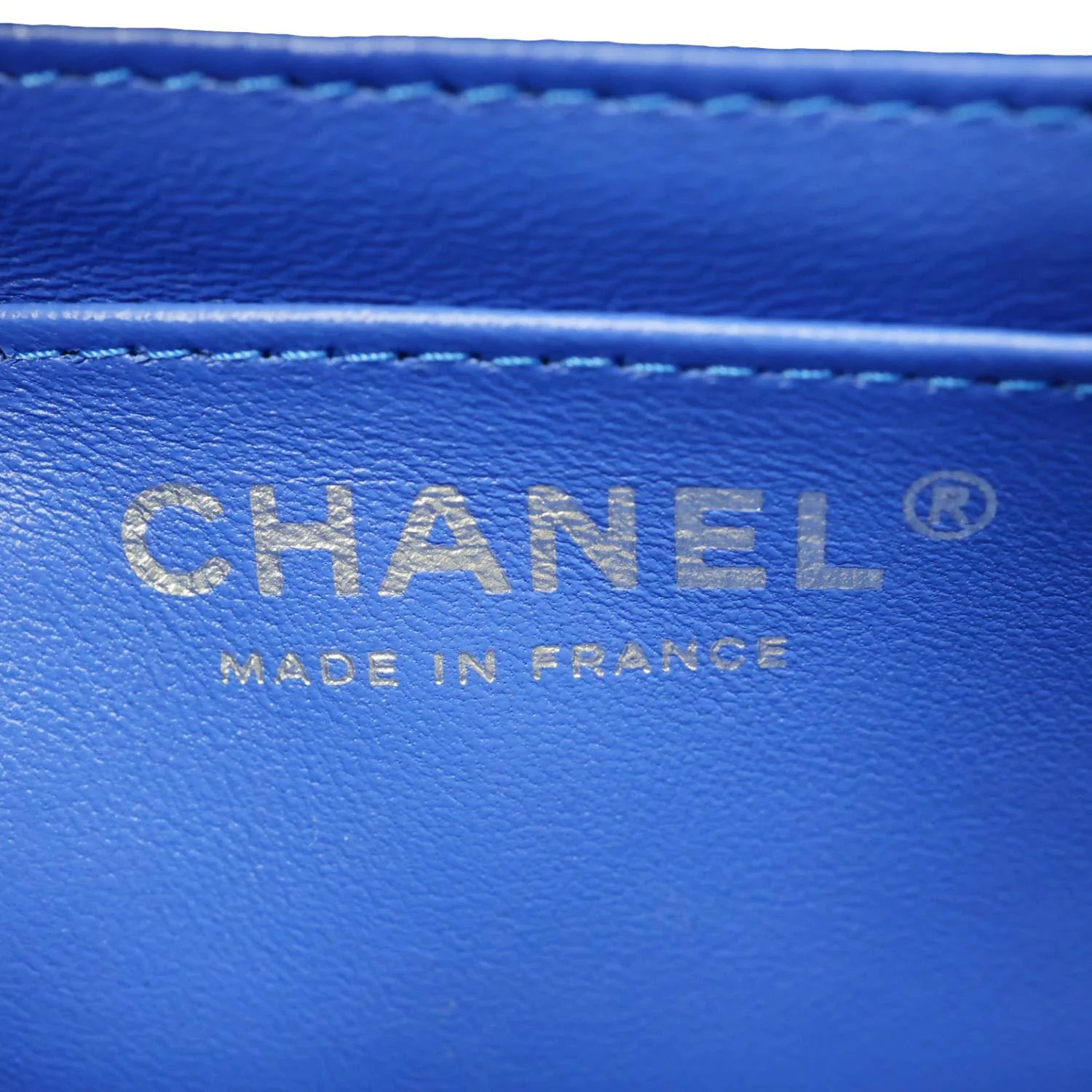 CHANEL Classic Rectangular Flap Mini Quilted Tweed Crossbody Bag Blue - Image 13