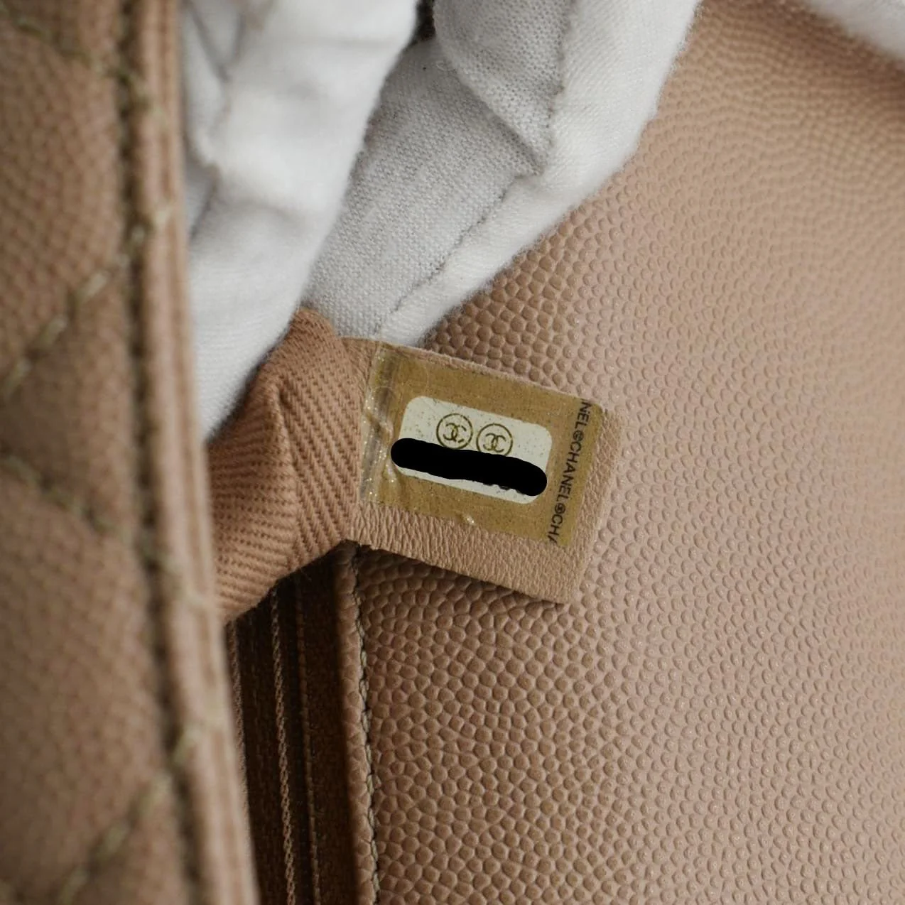 CHANEL CC Coco Flap Caviar Leather Top Handle Shoulder Bag Light Pink - Image 15