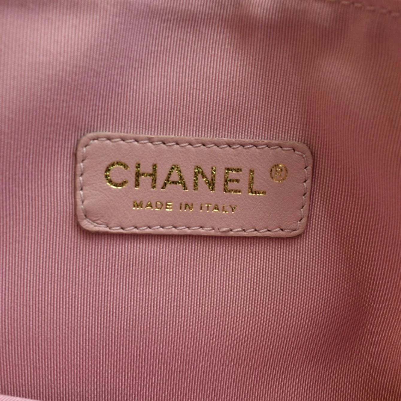 Chanel  Coco Logo PVC Vinyl Tote Shoulder Bag Light Pink - Image 9