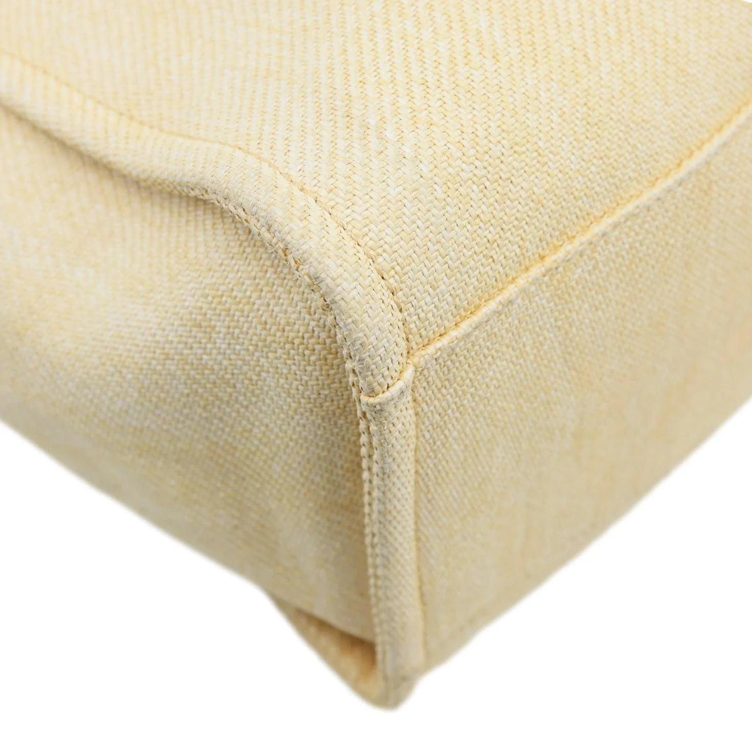 CHANEL Deauville Large Raffia Shopping Tote Bag Beige - Image 6