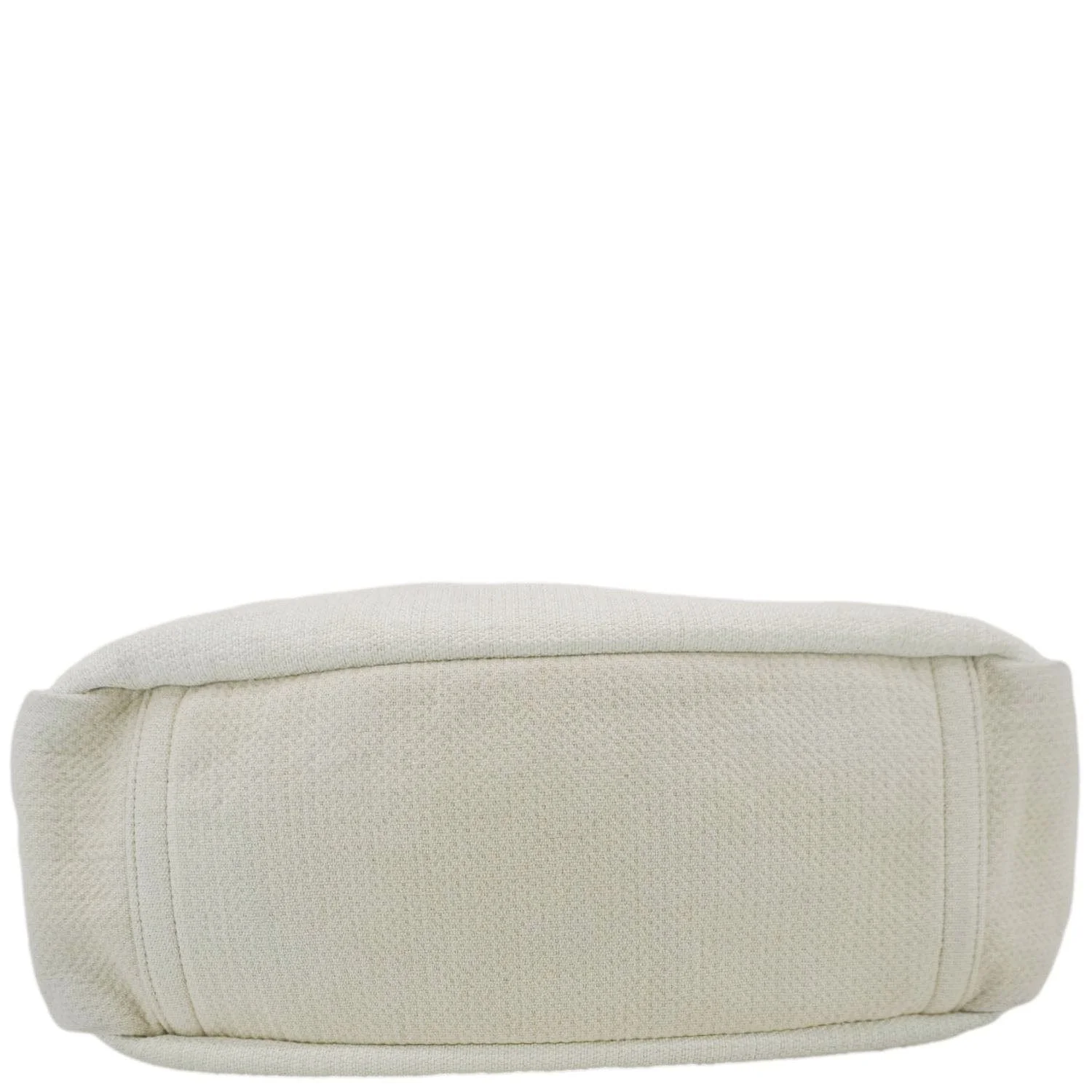 CHANEL Deauville Large Logo printed Canvas Tote Bag Cream - Image 5