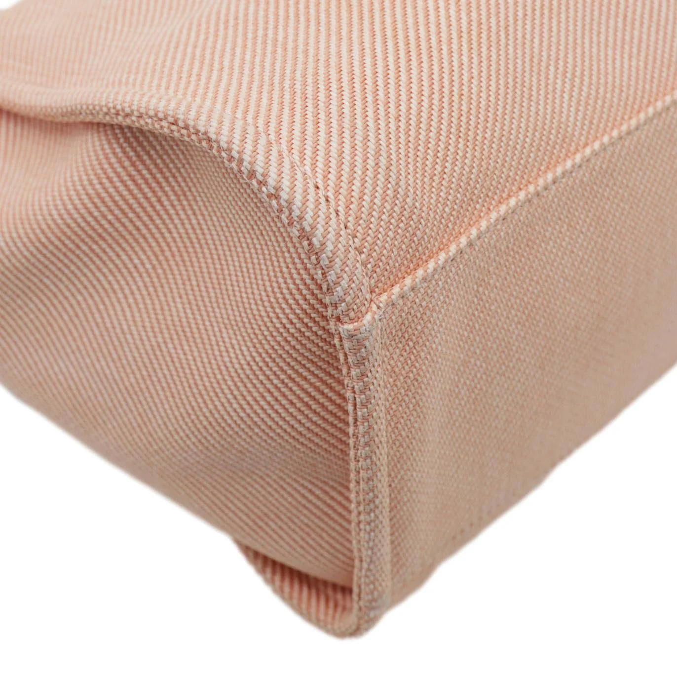 CHANEL Deauville Mixed Fibers Calfskin Leather Tote Bag Peach - Image 9