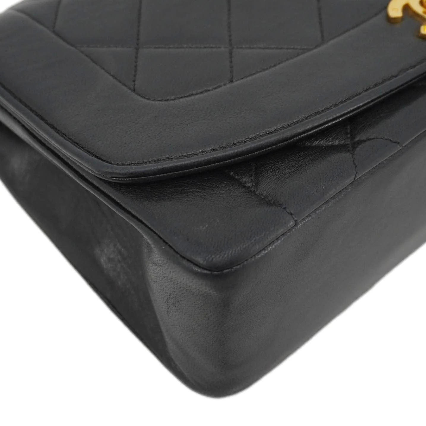 CHANEL Diana Flap Quilted Leather Shoulder Bag Black - Image 9