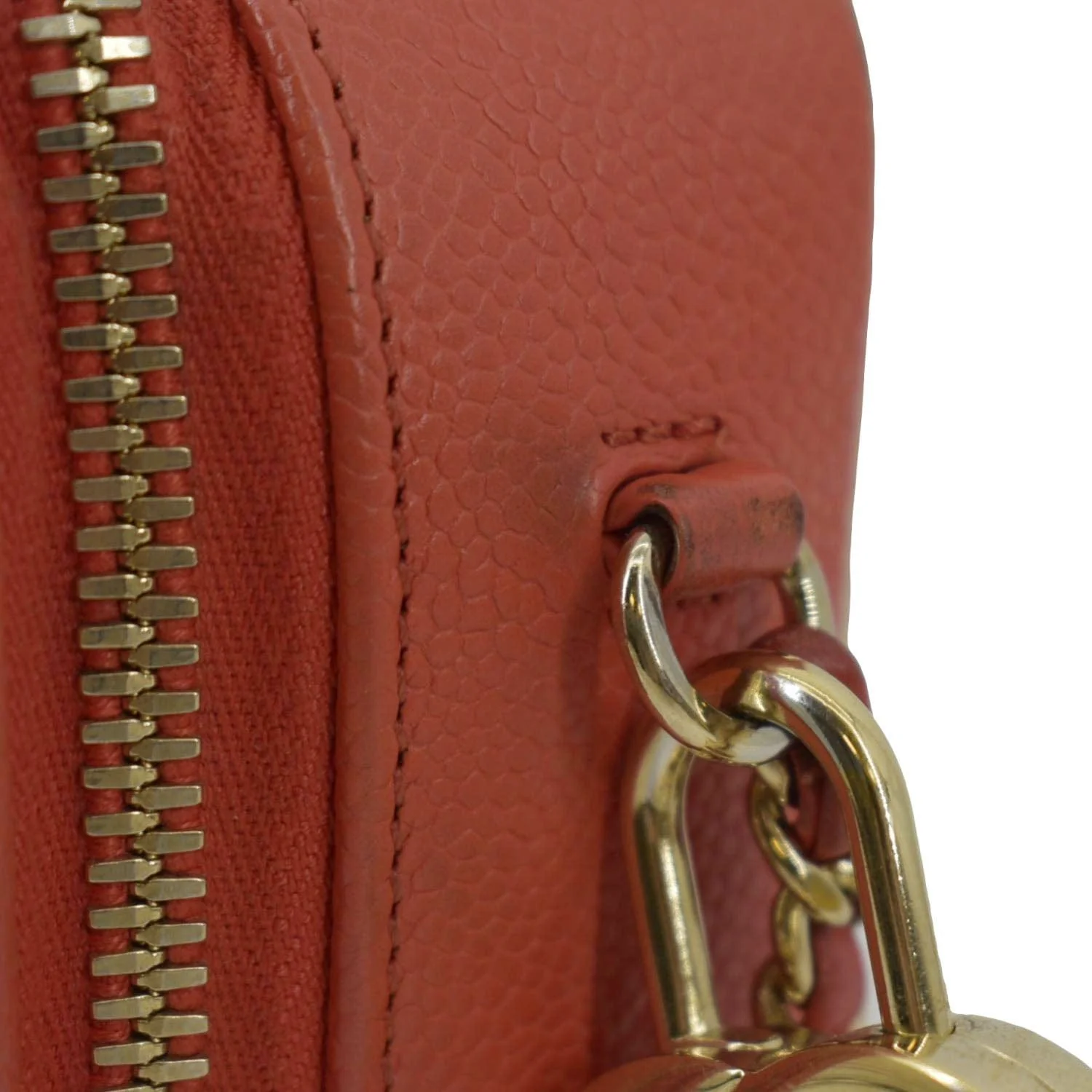 CHANEL Filigree Quilted Caviar Leather Top Handle Vanity Case Blue - Image 12