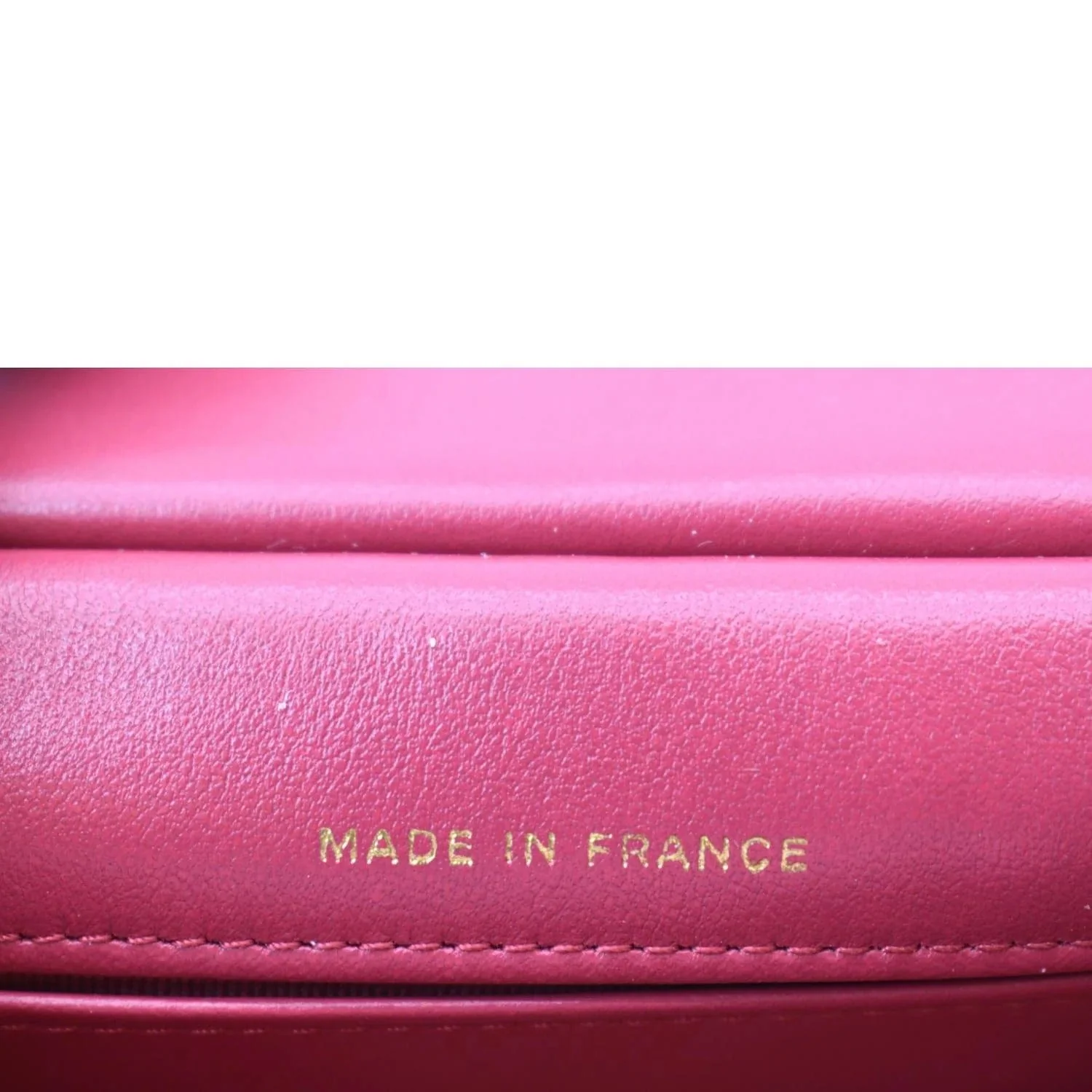 CHANEL Women Top Handle Flap Card Holder Quilted Leather Chain Shoulder Bag Red - Image 13