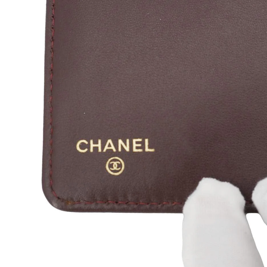 CHANEL Flap Quilted Leather Wallet Black - Image 9