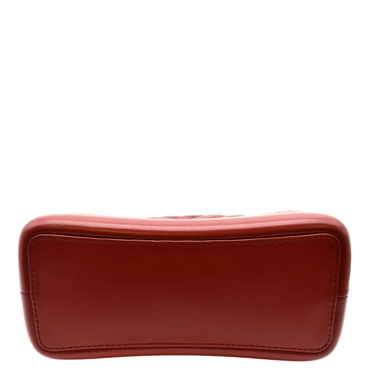 CHANEL Gabrielle Chevron Aged Calfskin Leather Backpack Bag Red - Image 9