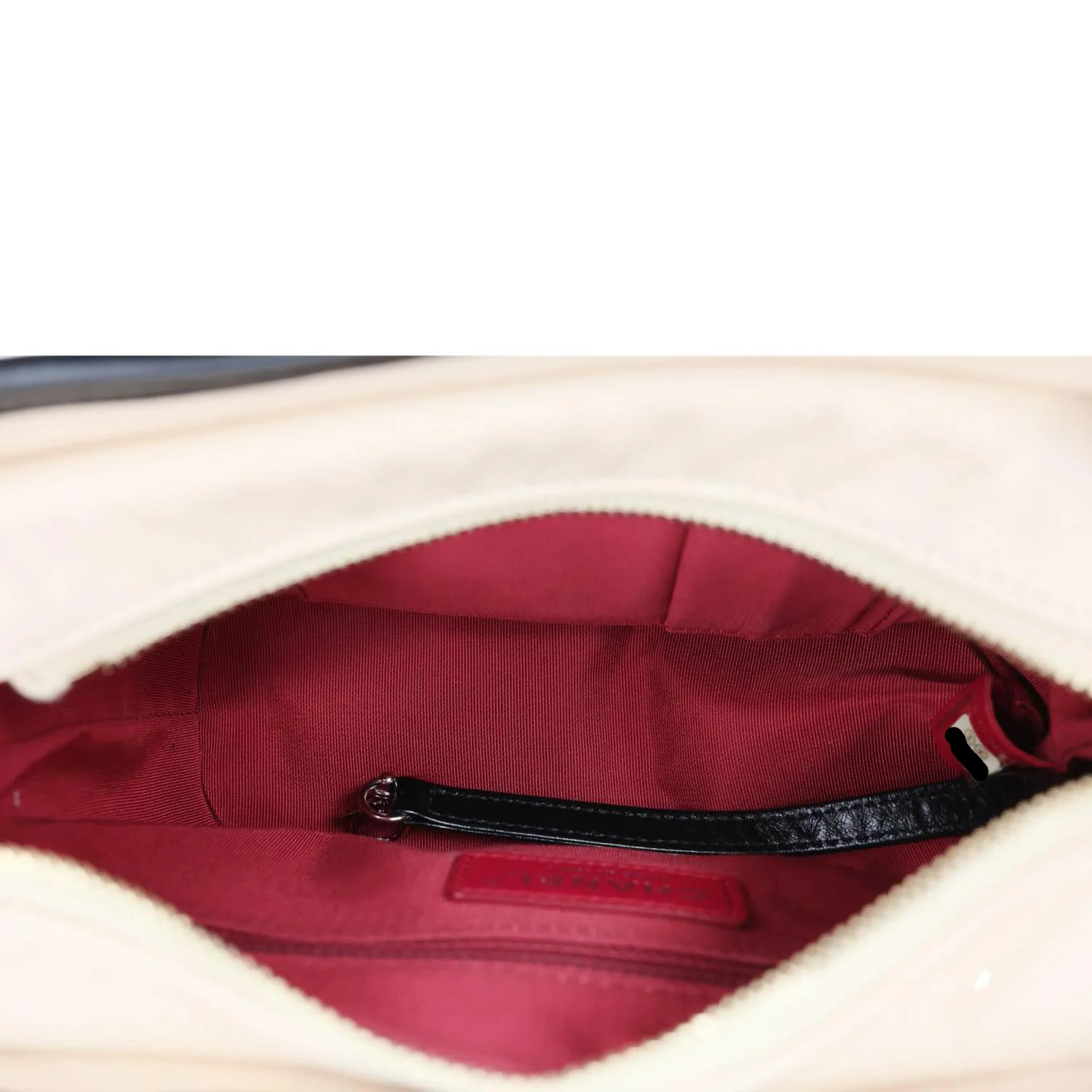 CHANEL Gabrielle Small Quilted Aged Lambskin Leather Crossbody Bag Black - Image 12