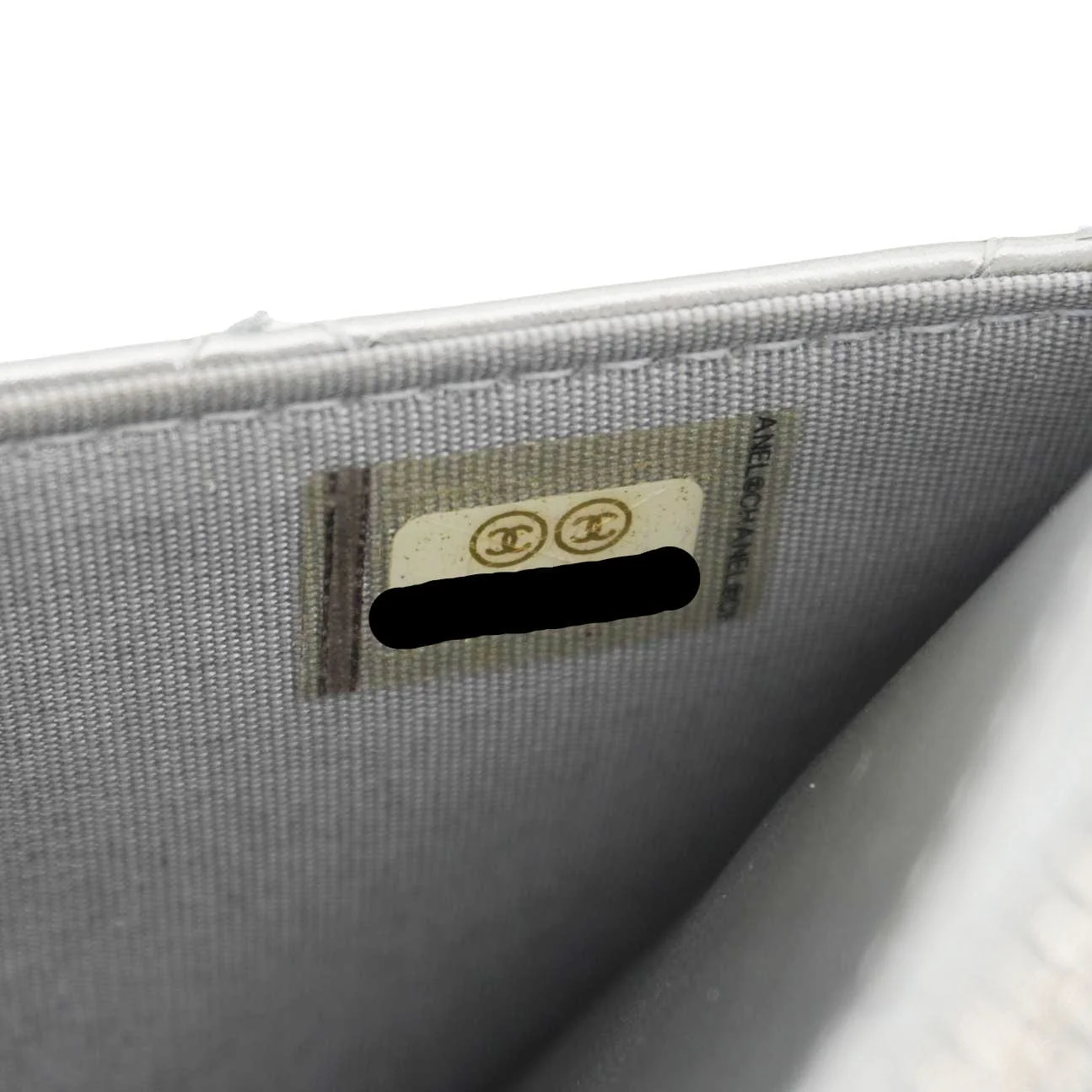 CHANEL Golden Class Quilted Leather Wallet on Chain Bag Silver - Image 17