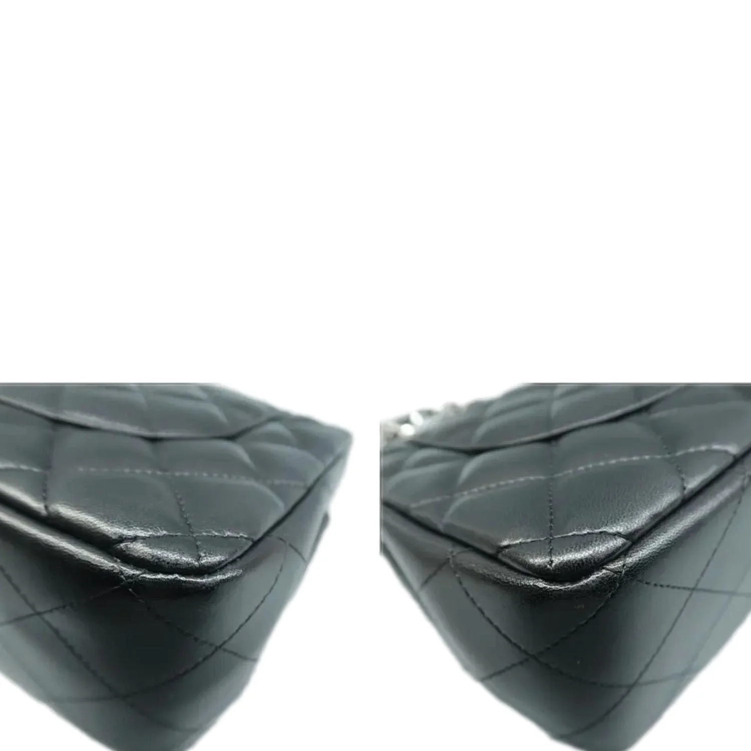 CHANEL Jumbo Classic Double Flap Quilted Leather Shoulder Bag Black - Image 6