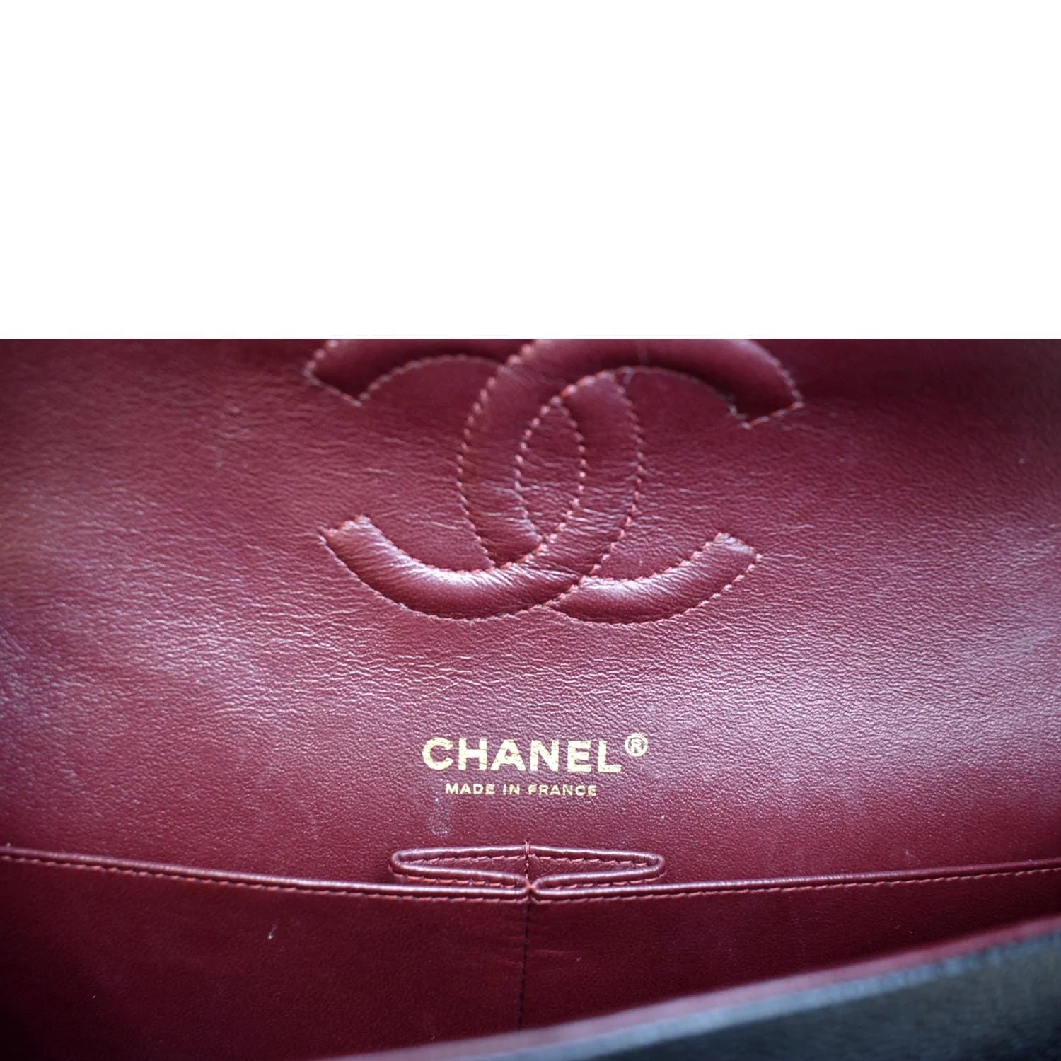 CHANEL Jumbo Double Flap Caviar Leather Shoulder Bag Black - Image 12