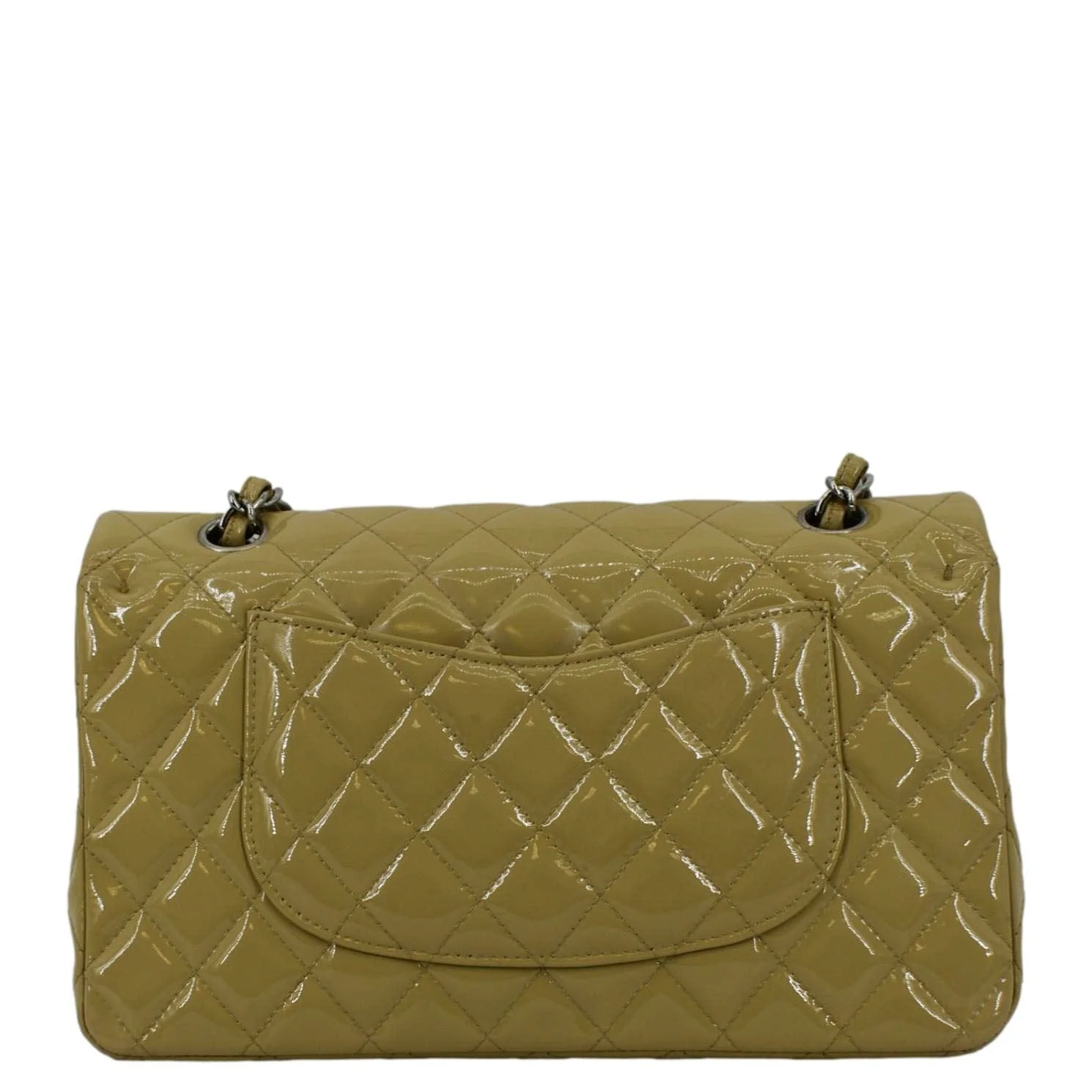 CHANEL Classic Jumbo Double Flap Quilted Leather Shoulder Bag Beige - Image 3