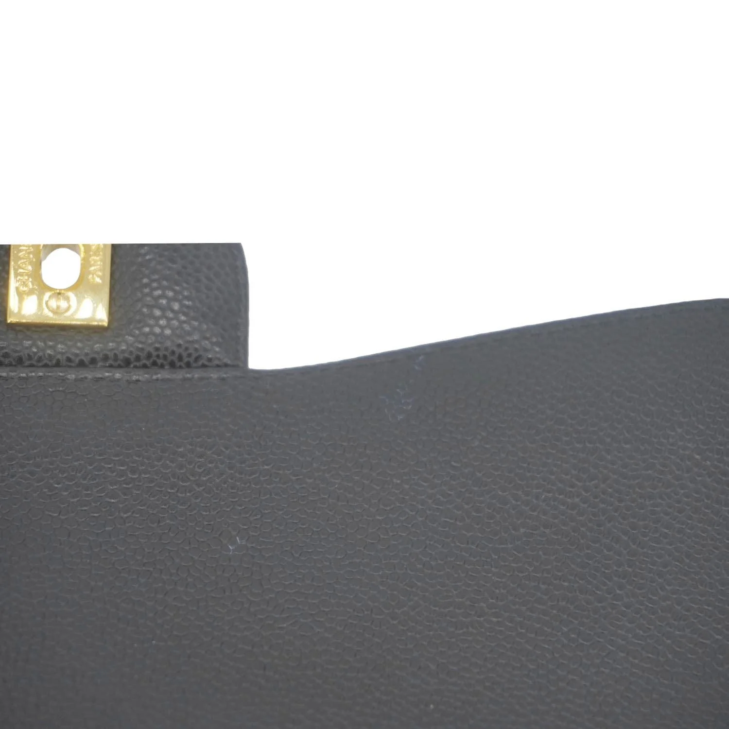 CHANEL Classic Jumbo Double Flap Quilted Caviar Leather Shoulder Bag Black - Image 12