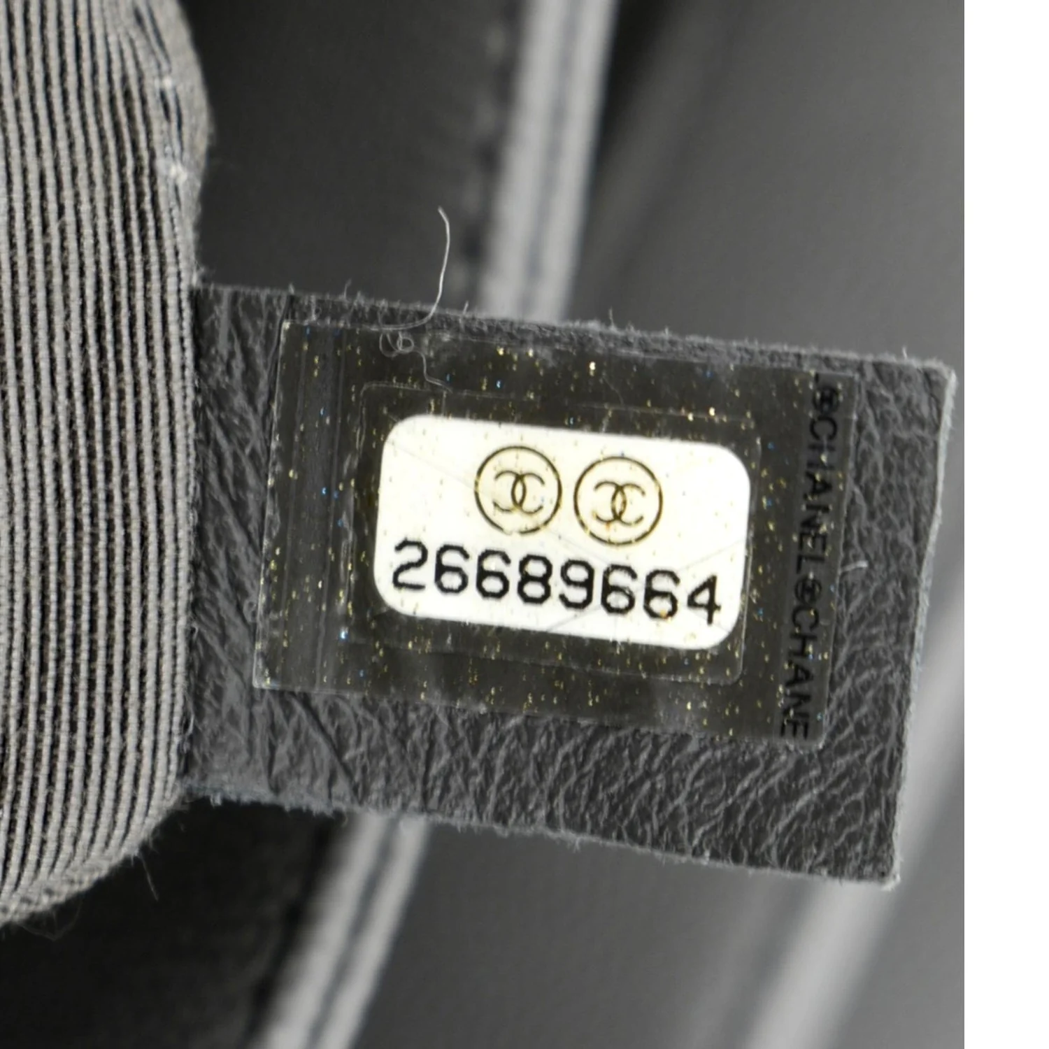 CHANEL Lady Coco Flap Suede Caviar Leather Crossbody Bag Gray - Image 14