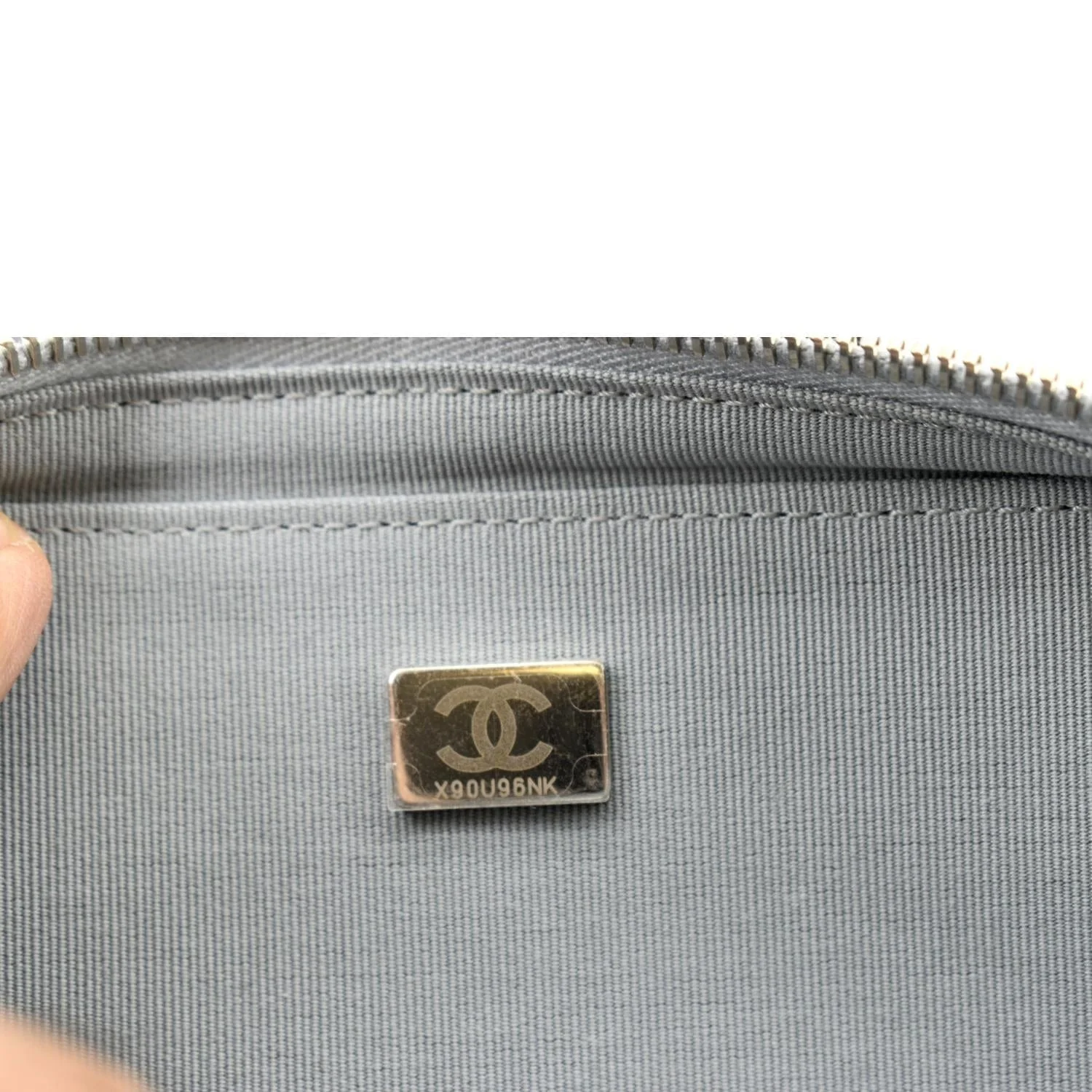 CHANEL Like a Wallet Quilted Lambskin Leather Shoulder Bag Gunmetal Metallic - Image 15