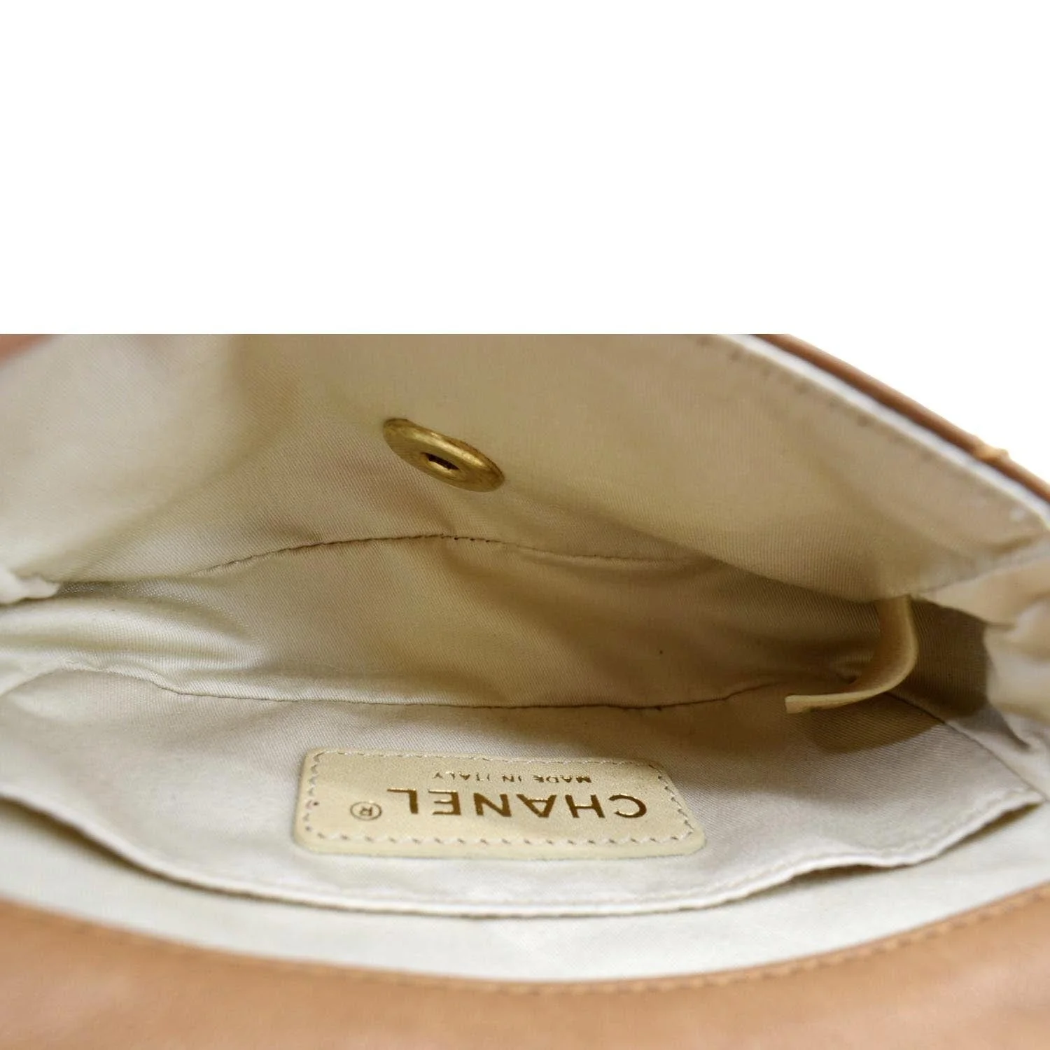 CHANEL Marine Charms Mini Quilted Leather Crossbody Bag Dark Beige - Image 10