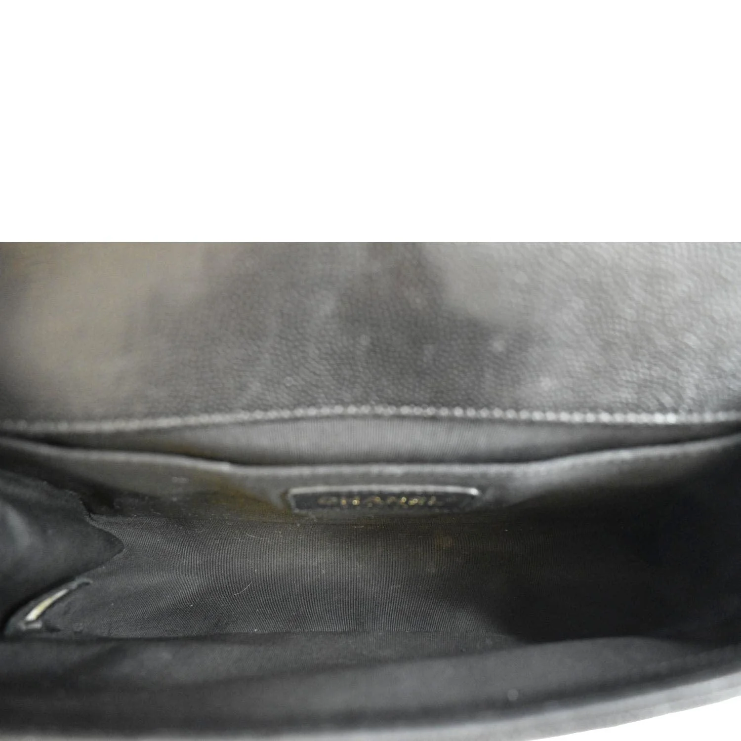 CHANEL Medium Boy Flap Caviar Quilted Leather Shoulder Bag Black - Image 10
