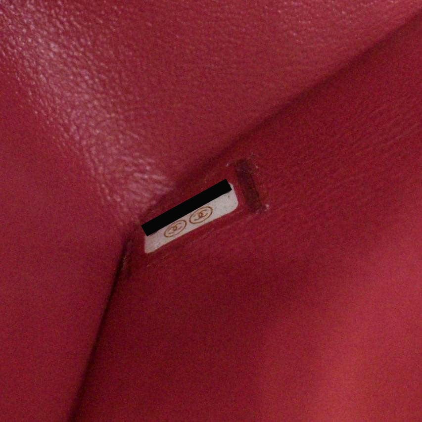 CHANEL Mini Flap Quilted Chevron Leather Crossbody Bag Red - Image 12