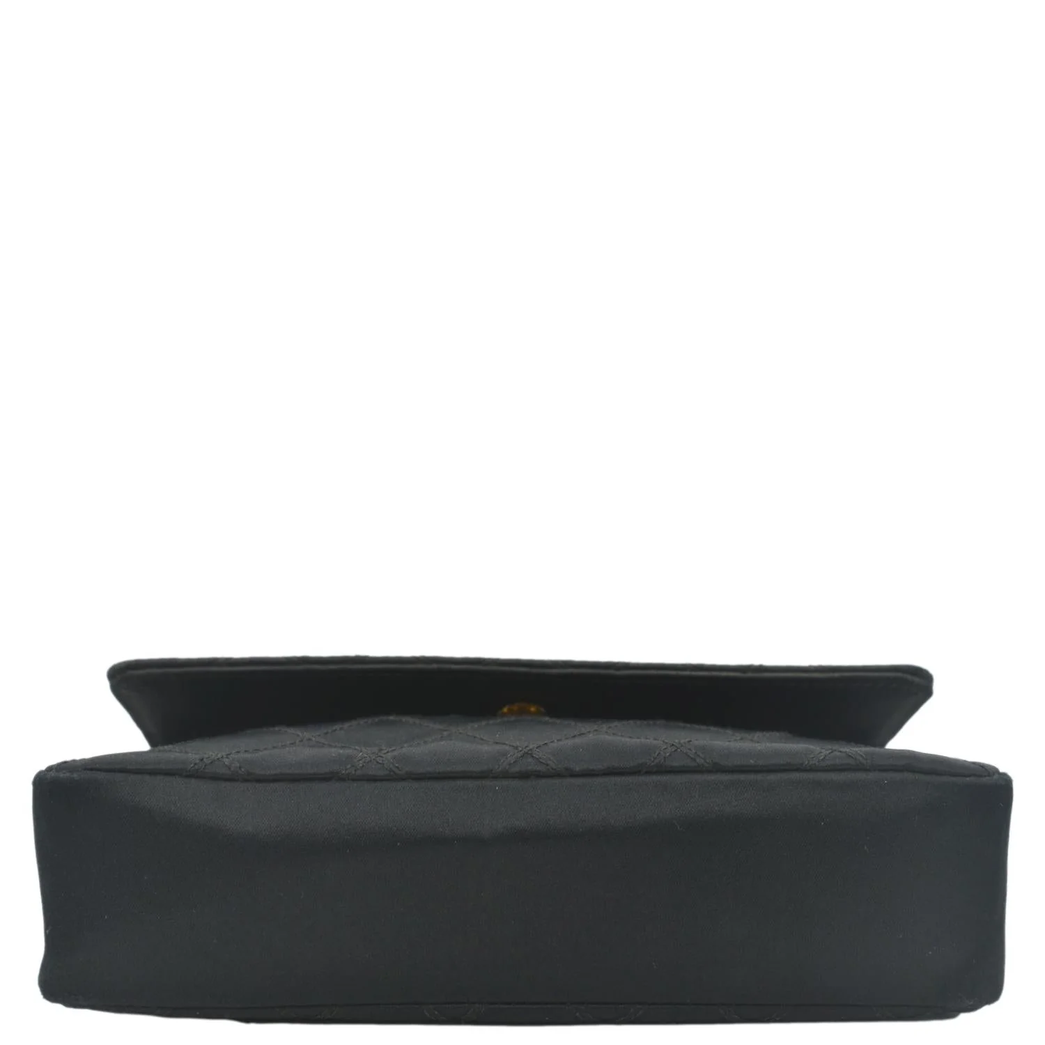 CHANEL Mini Flap Quilted Satin Crossbody Bag Black - Image 10