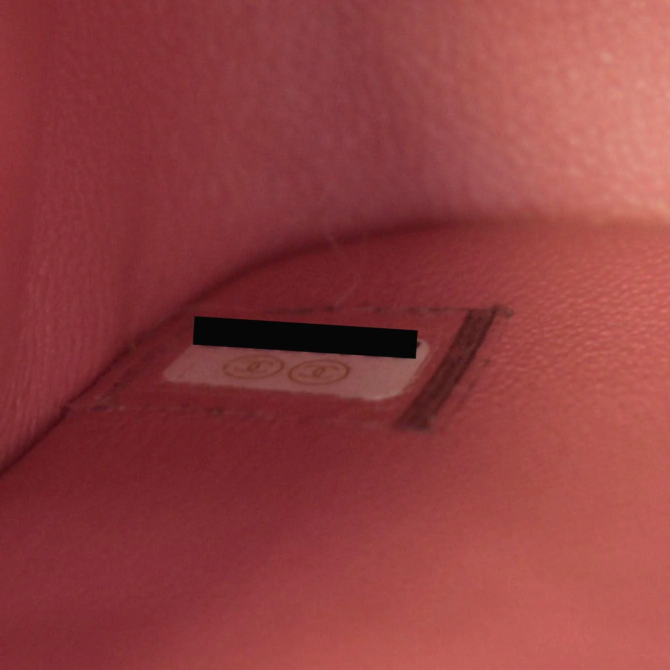 CHANEL Mini Square Flap Leather Crossbody Bag Pink - Image 11