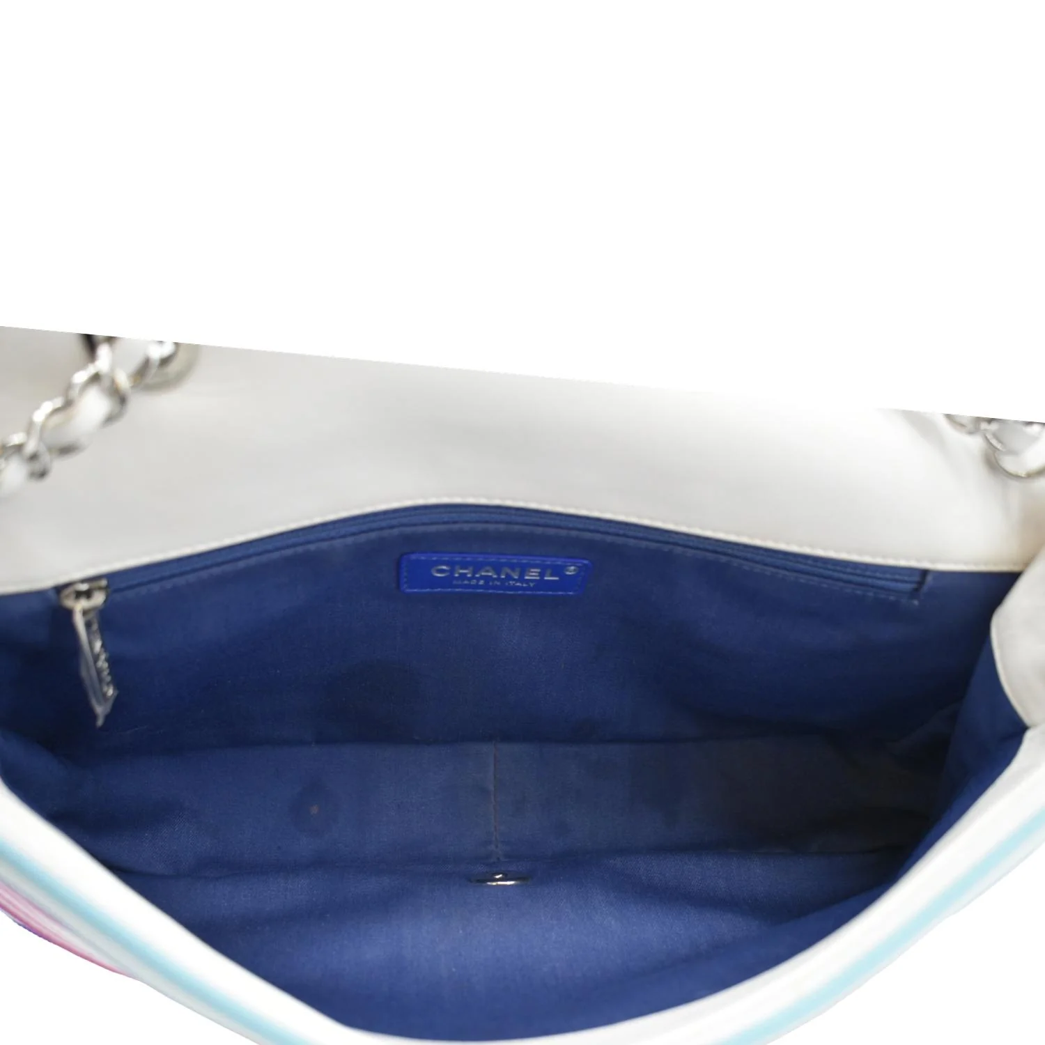 CHANEL Venise Biarritz Flap Mixed Fibers Shoulder Bag Multicolor - Image 11