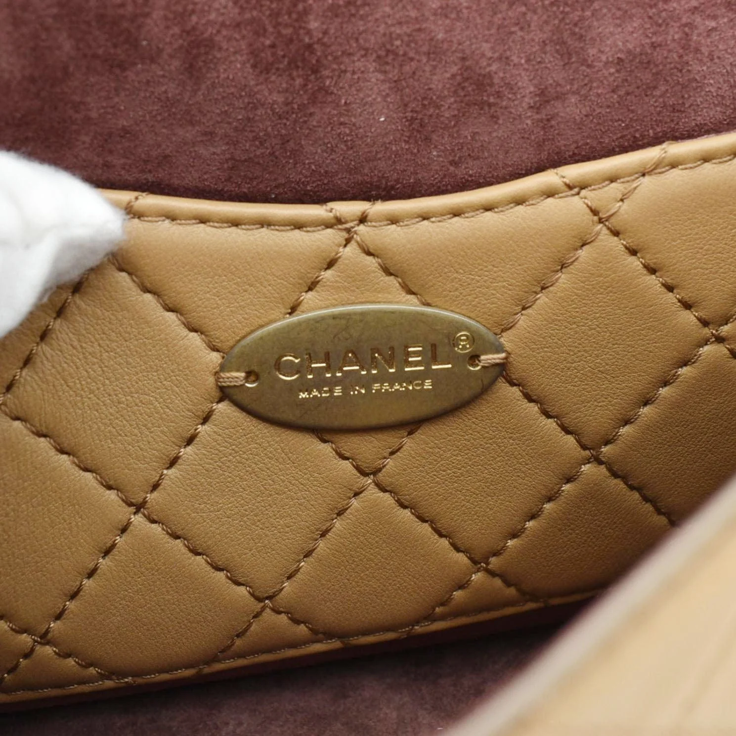 CHANEL Multi Pouching Flap With Coin Purse Quilted Calfskin Leather Crossbody Bag Brown - Image 12