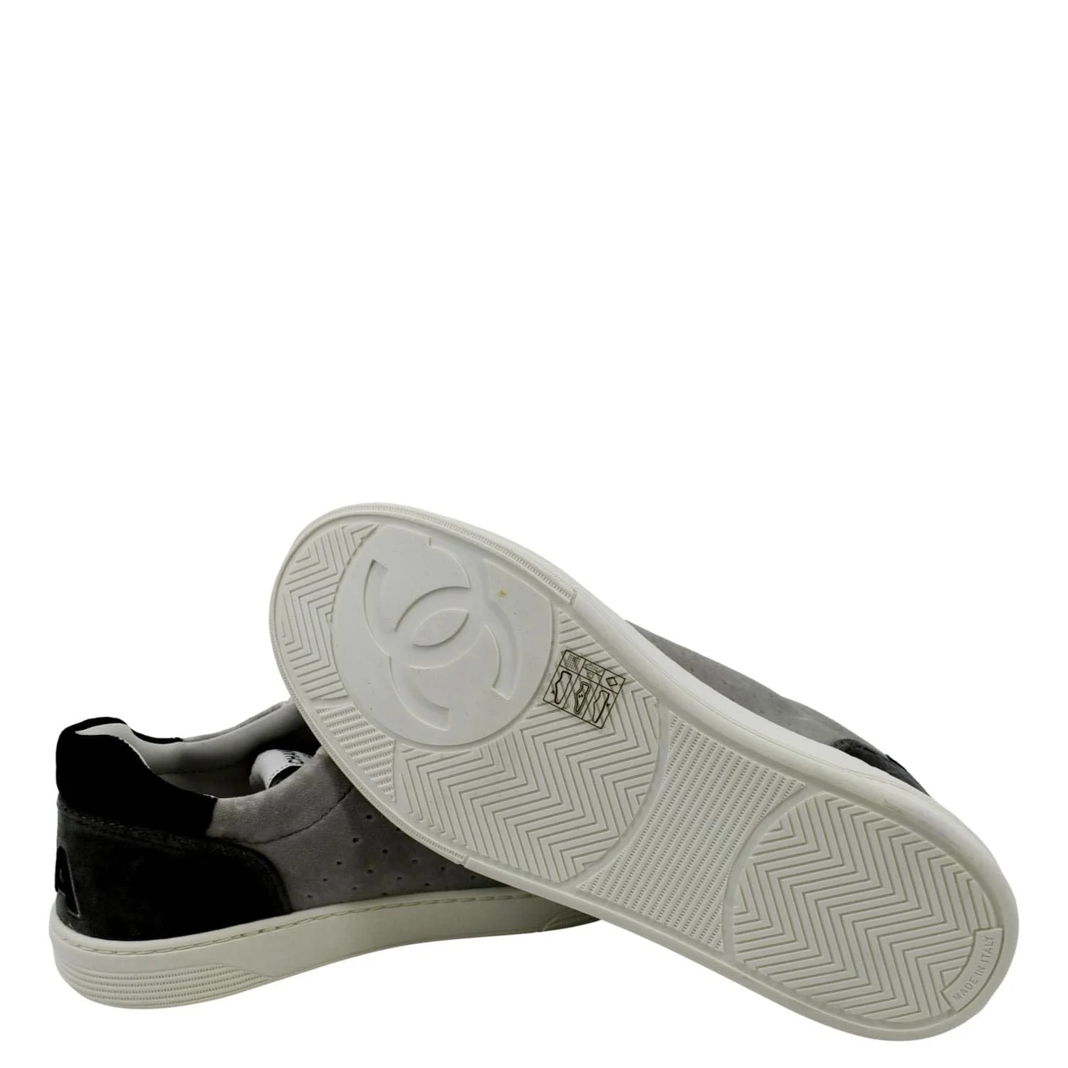 CHANEL Velvet Multicolor Sneakers Size 39 - Image 8