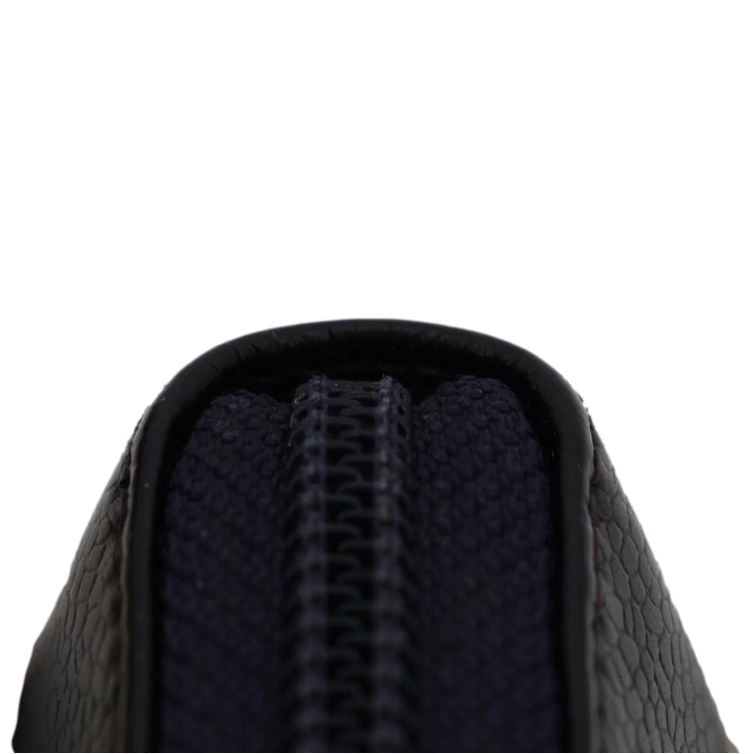 CHANEL O Key Pouch Timeless Caviar Leather Small Purse Purple - Image 11