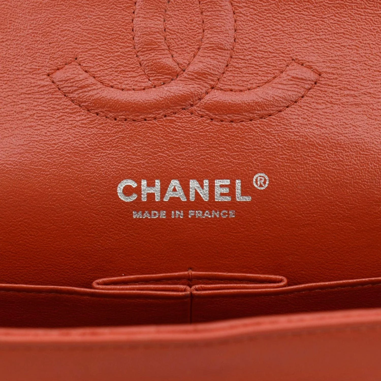 CHANEL Classic Medium Double Flap Patent Leather Shoulder Bag Red - Image 13