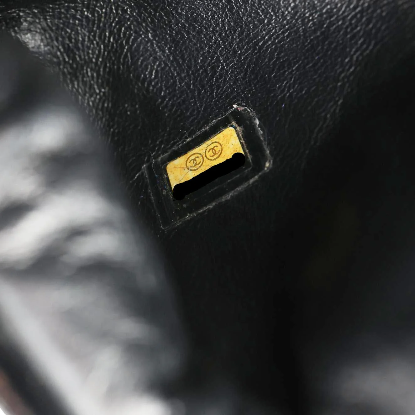 CHANEL Timeless CC Logo Patent Quilted Leather Clutch Black - Image 13