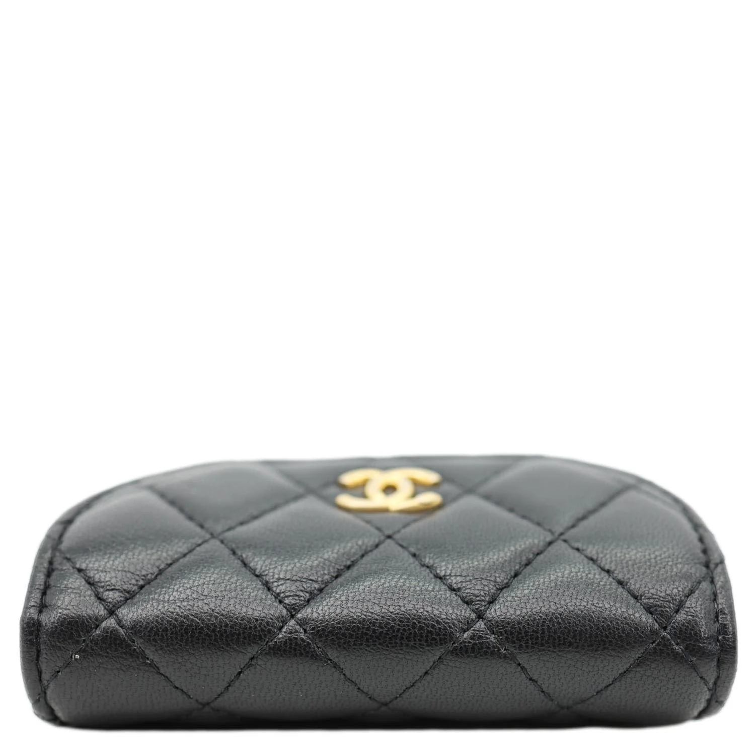 CHANEL Pearl Crush Quilted Lambskin Leather Waist Bag Black - Image 5