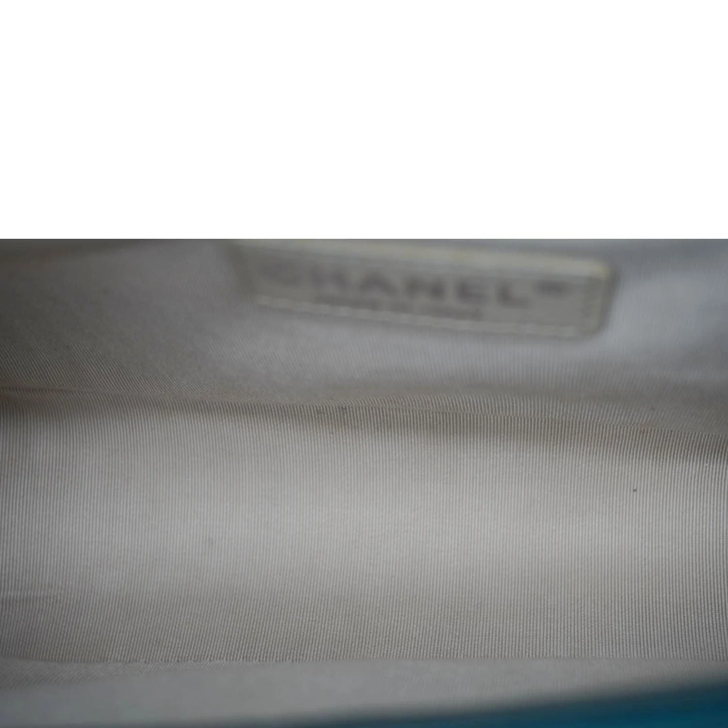 CHANEL Boy Flap Perforated Leather Crossbody Bag Turquoise - Image 13