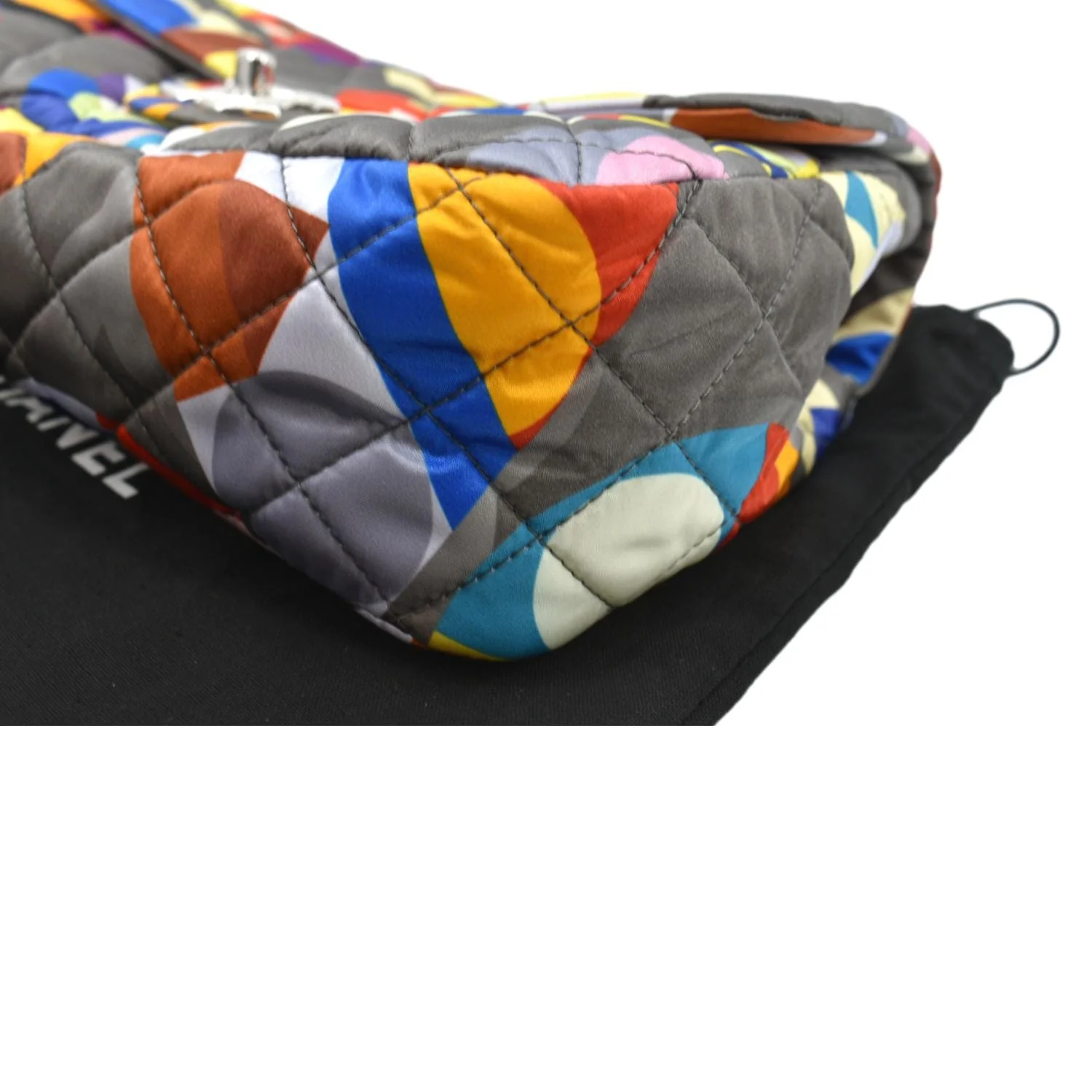CHANEL Printed Coco Color Flap Small Nylon Shoulder Bag Multicolor - Image 7
