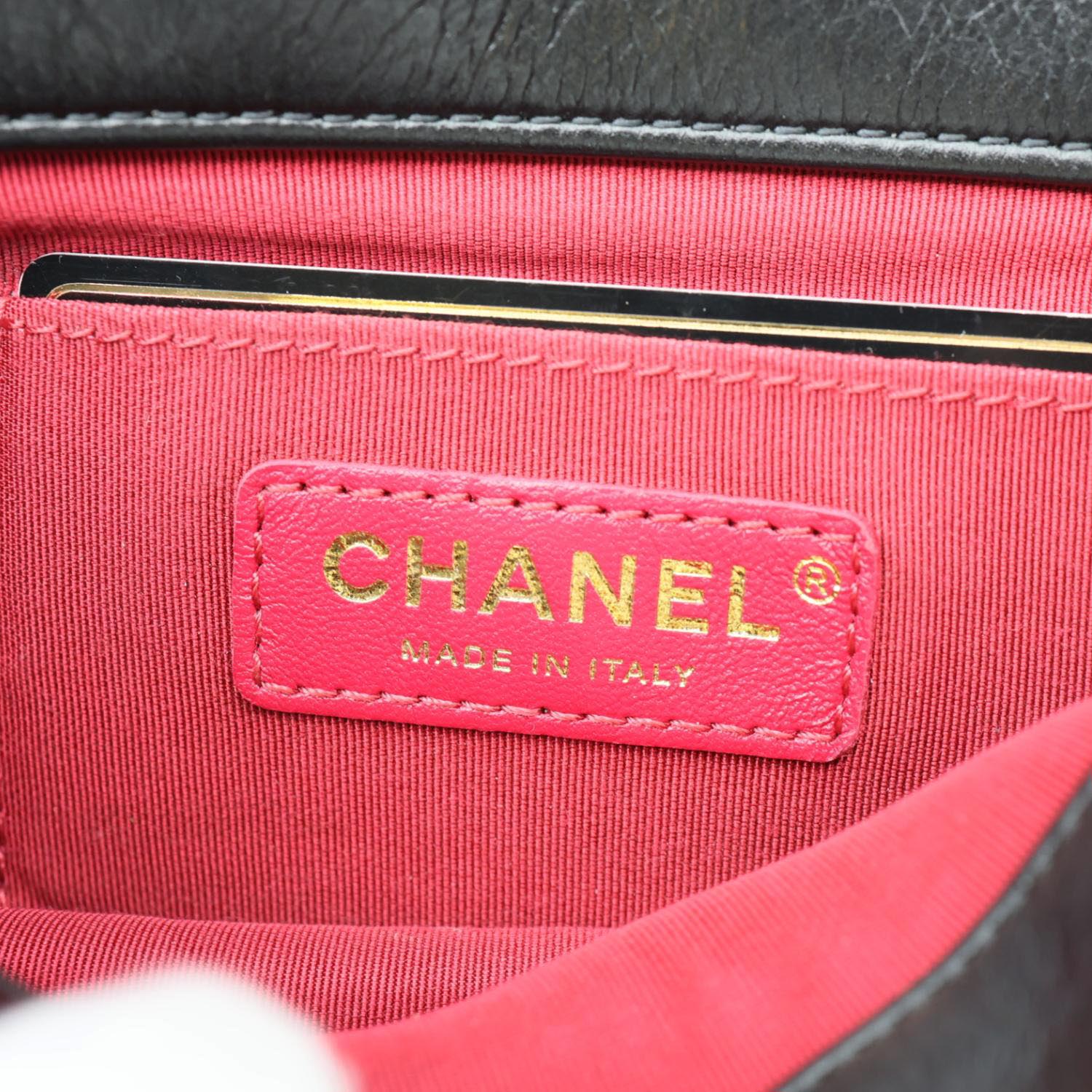 CHANEL Crystal Pearls Rectangular Flap Mini Quilted Leather Chain Crossbody Bag Black - Image 13