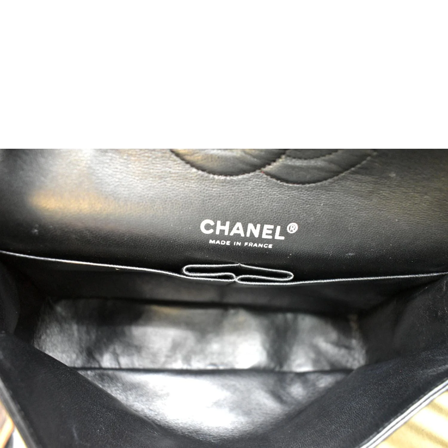 CHANEL Reissue Flap Leather Shoulder Bag Black - Image 12