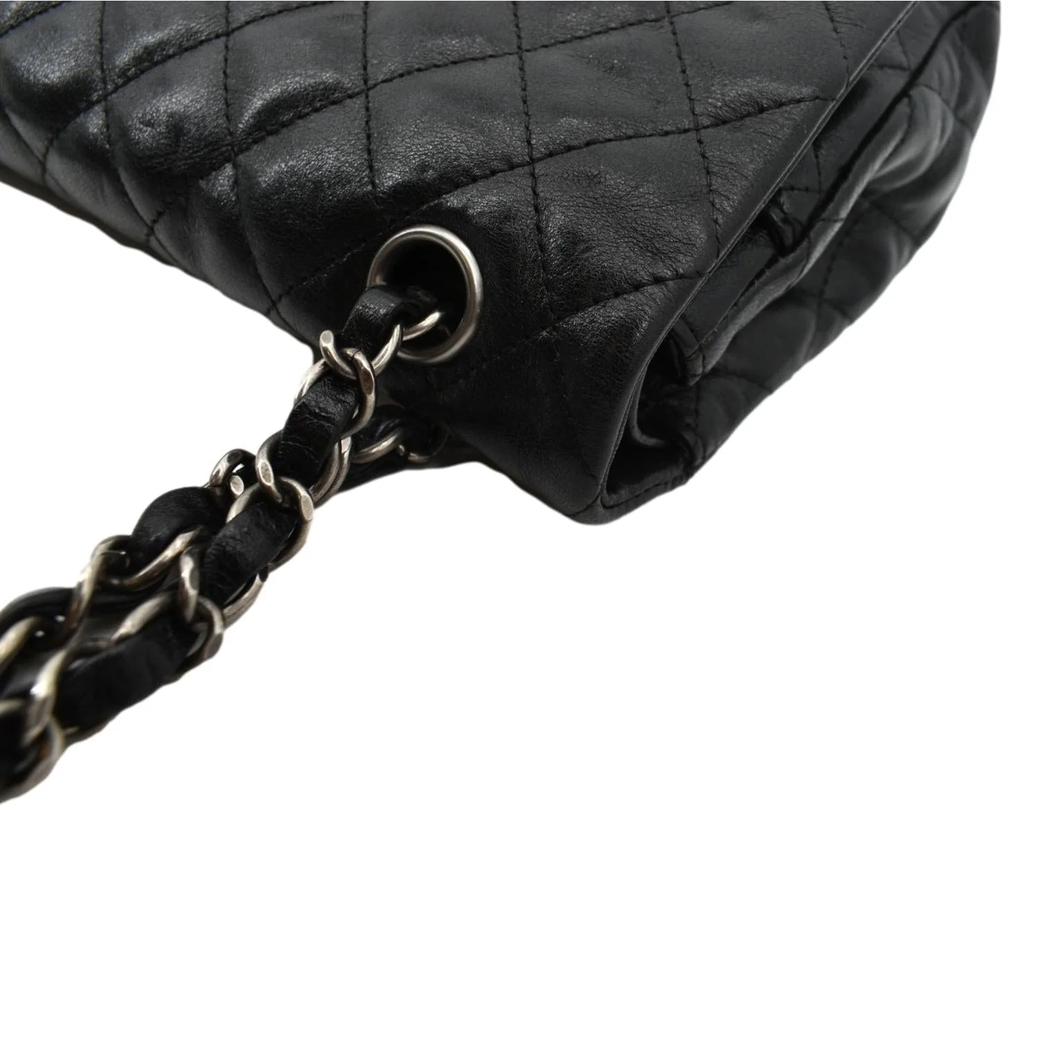 CHANEL Reissue Flap Leather Shoulder Bag Black - Image 5